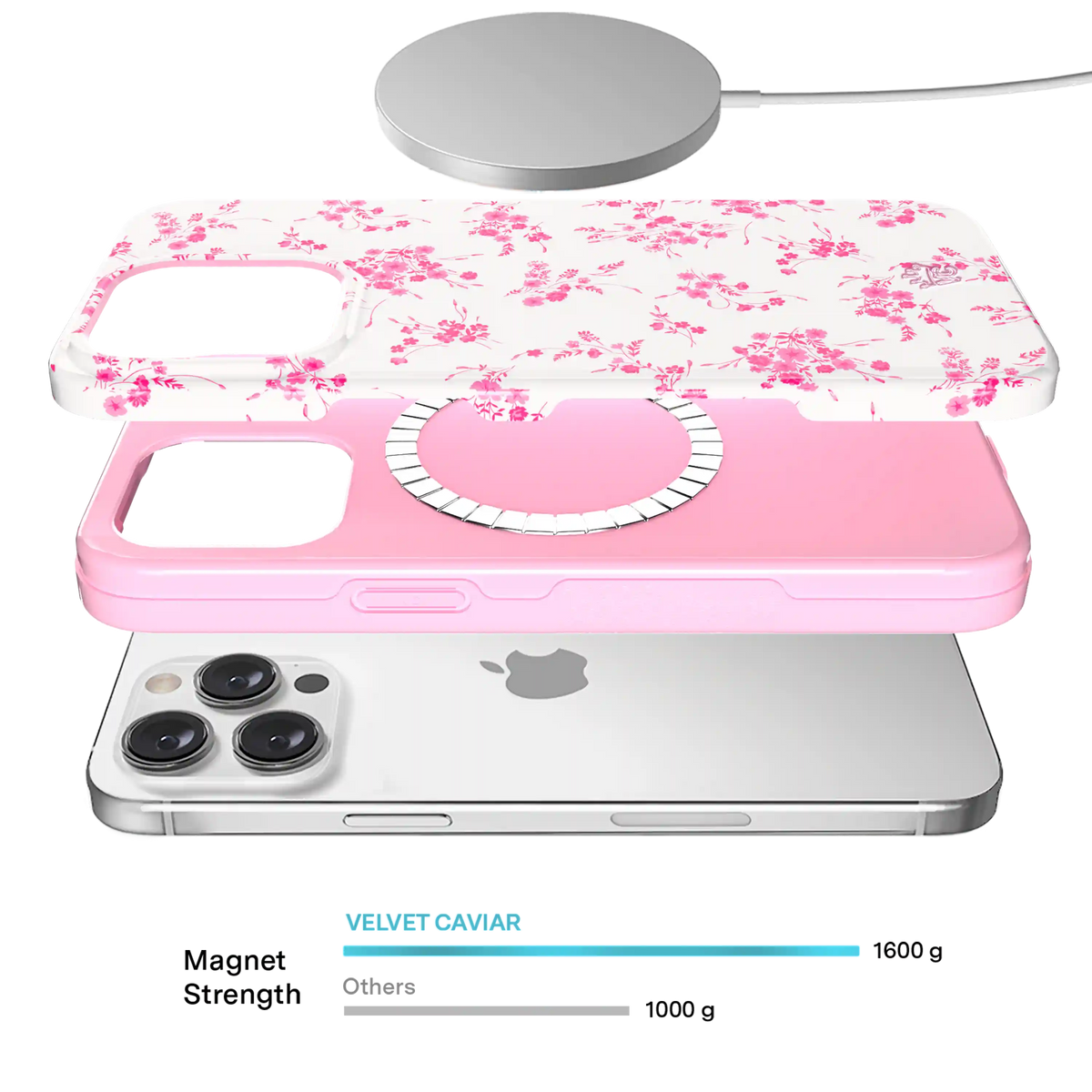 French Rose Floral iPhone Case