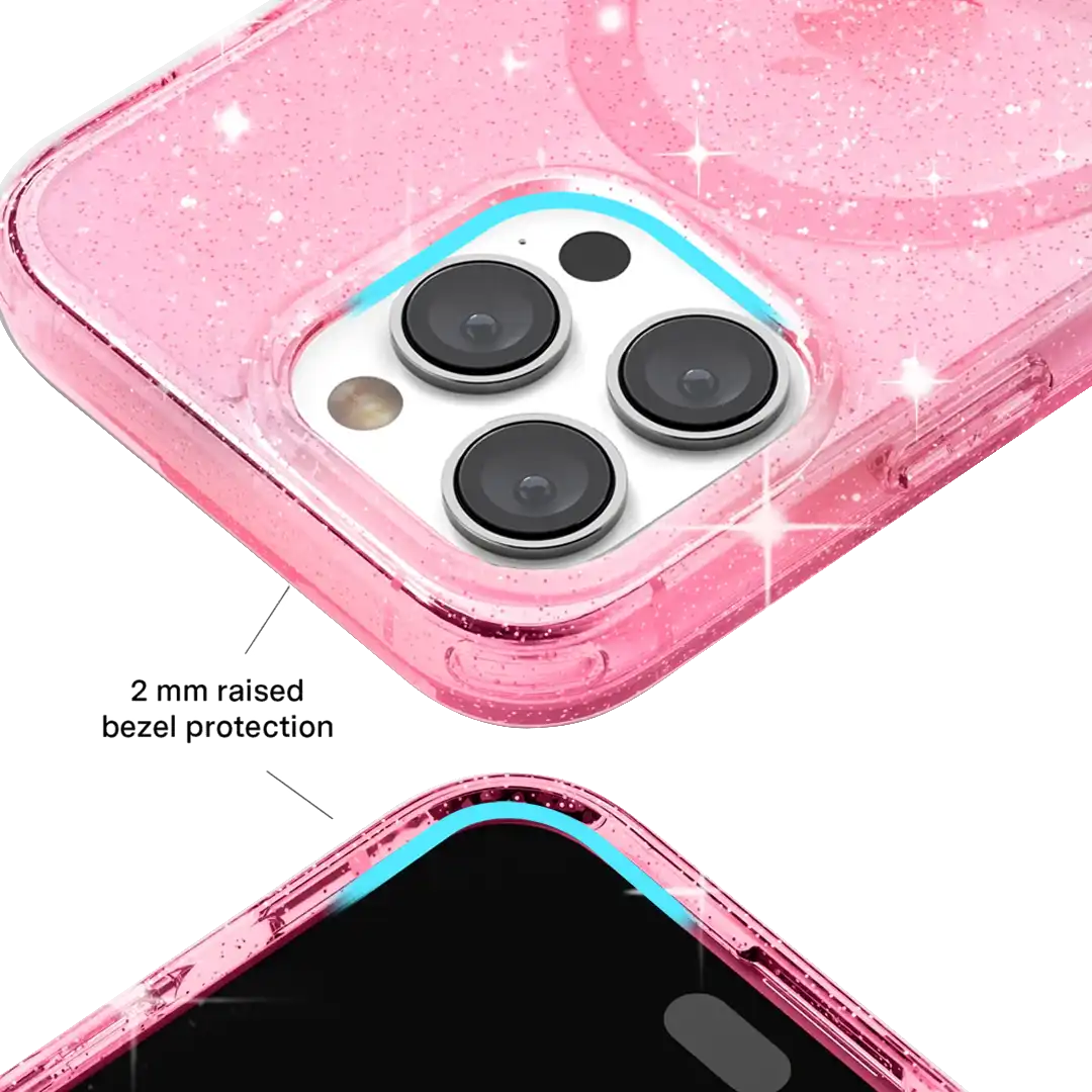 Pink Stardust Glitter iPhone Case