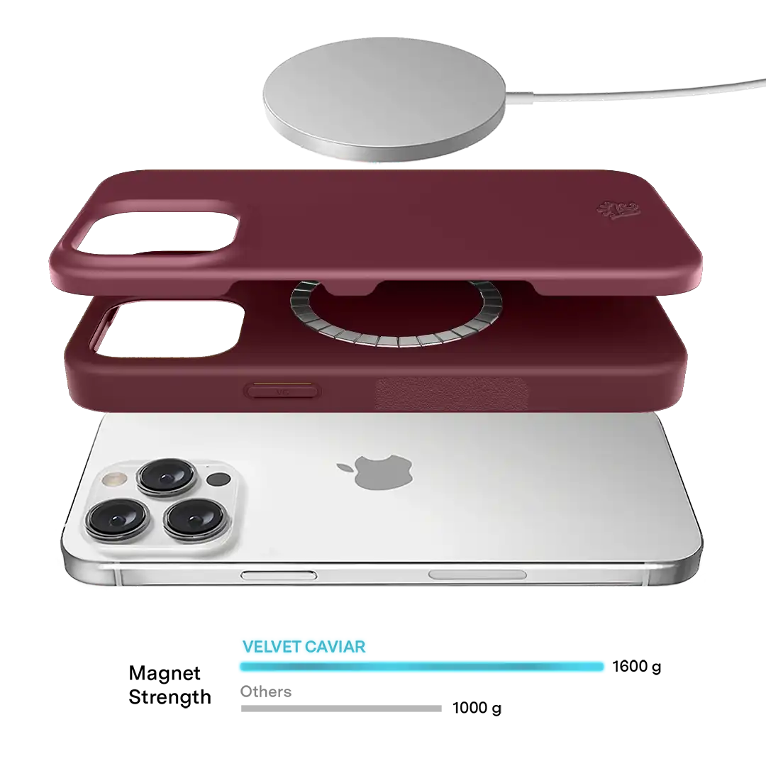 Burgundy 1990 iPhone Case