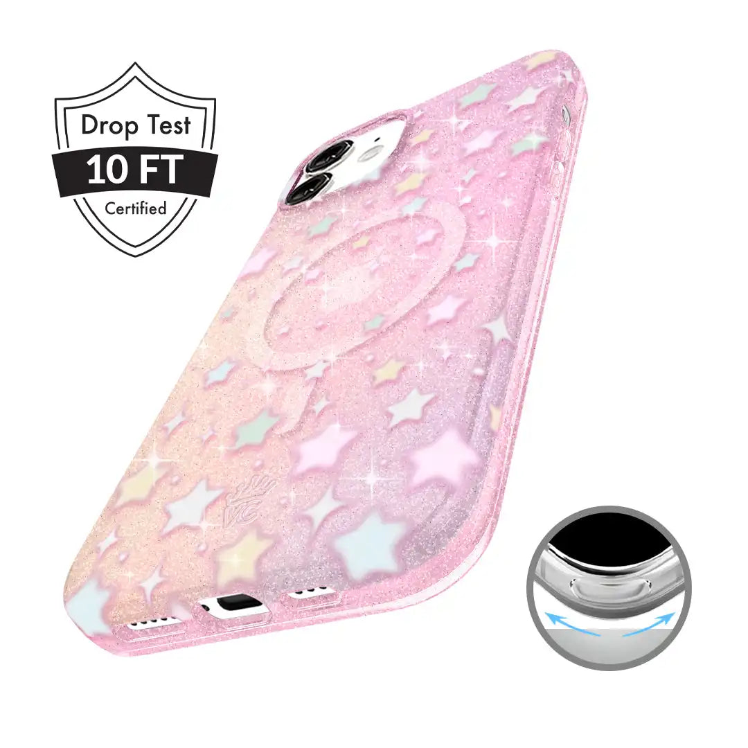 Falling Star Glitter iPhone Case