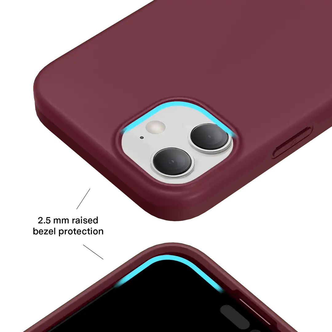 Burgundy 1990 iPhone Case