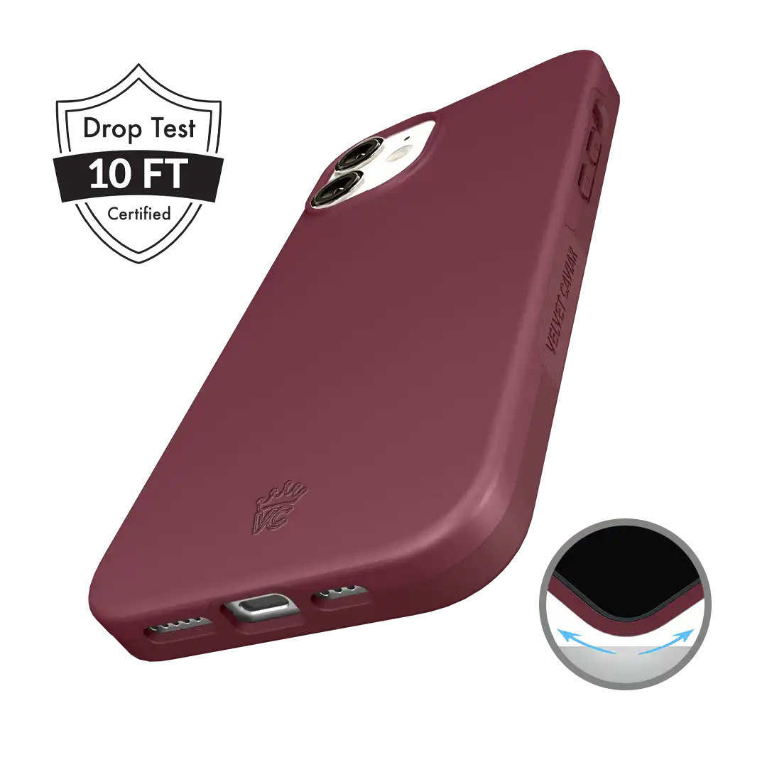 Burgundy 1990 iPhone Case
