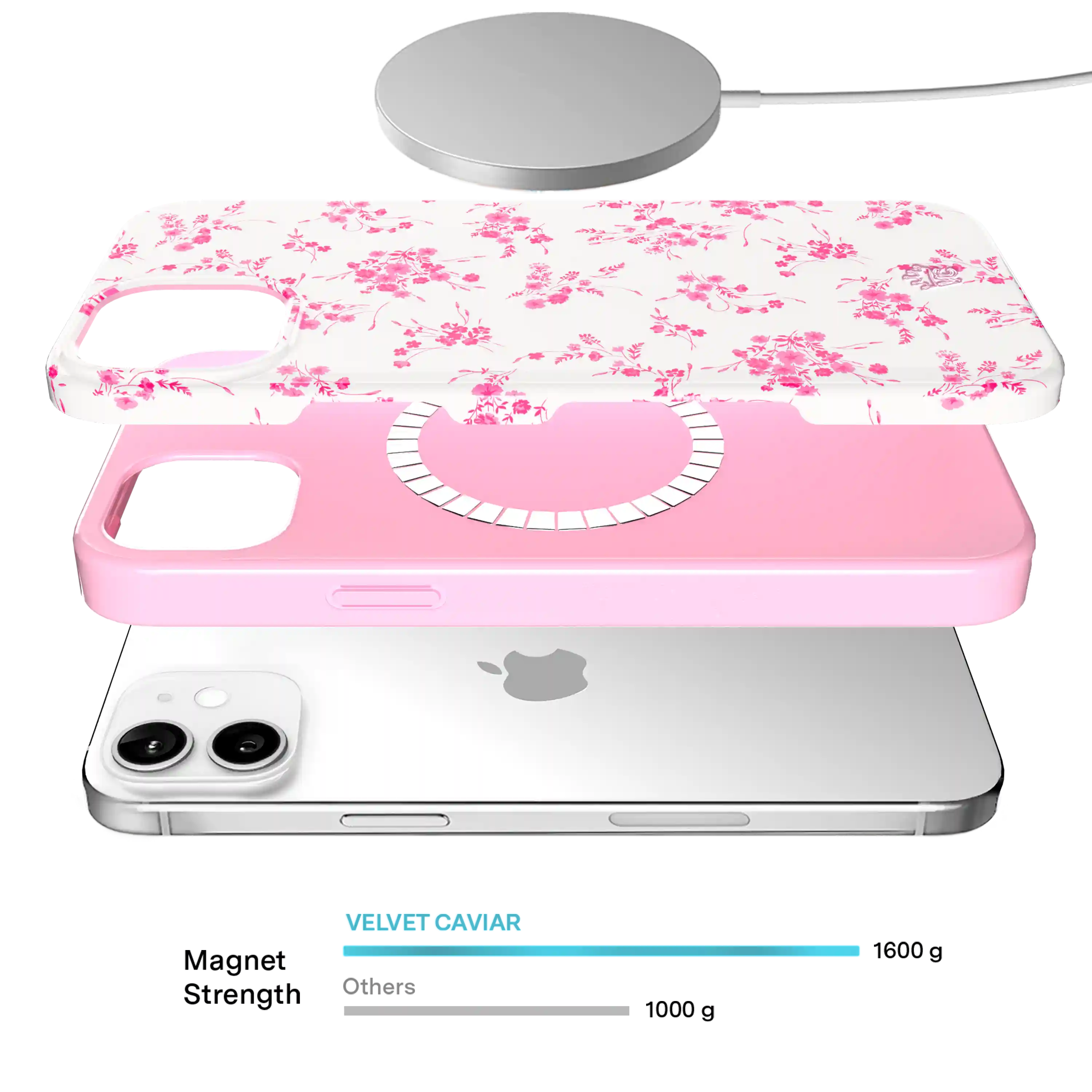 French Rose Floral iPhone Case