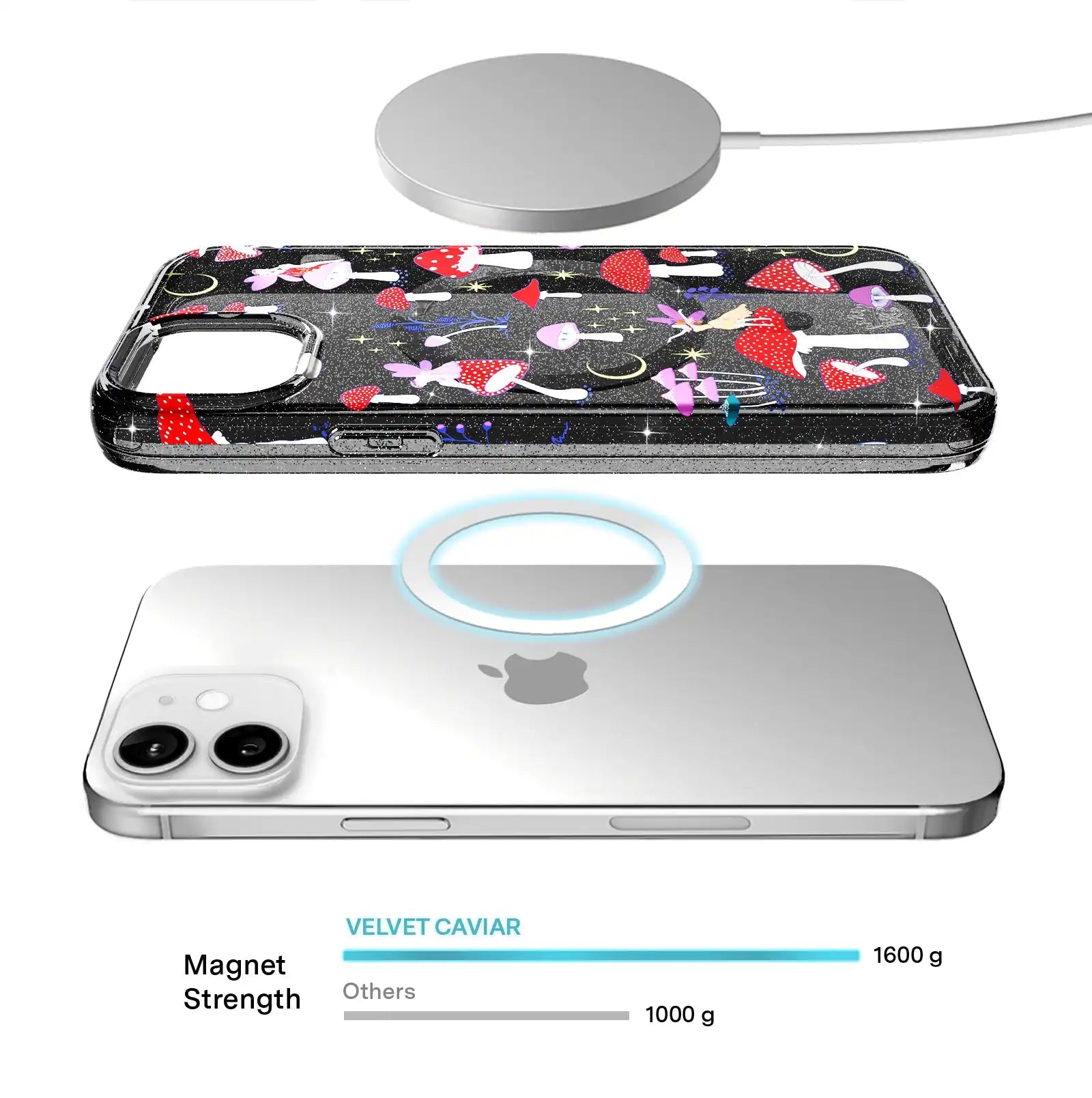 Mystic Mushrooms iPhone Case
