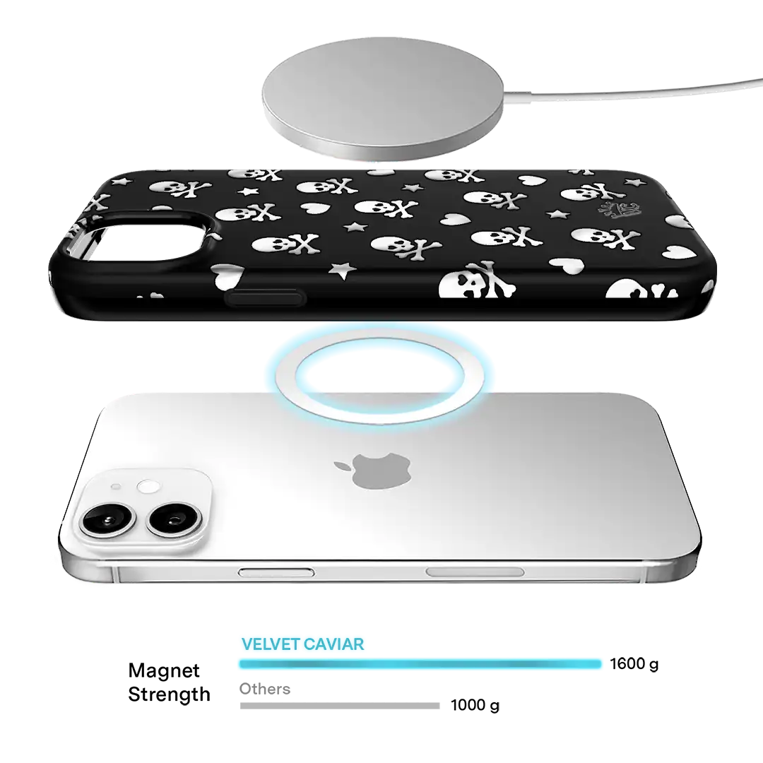 Chrome Skulls iPhone Case