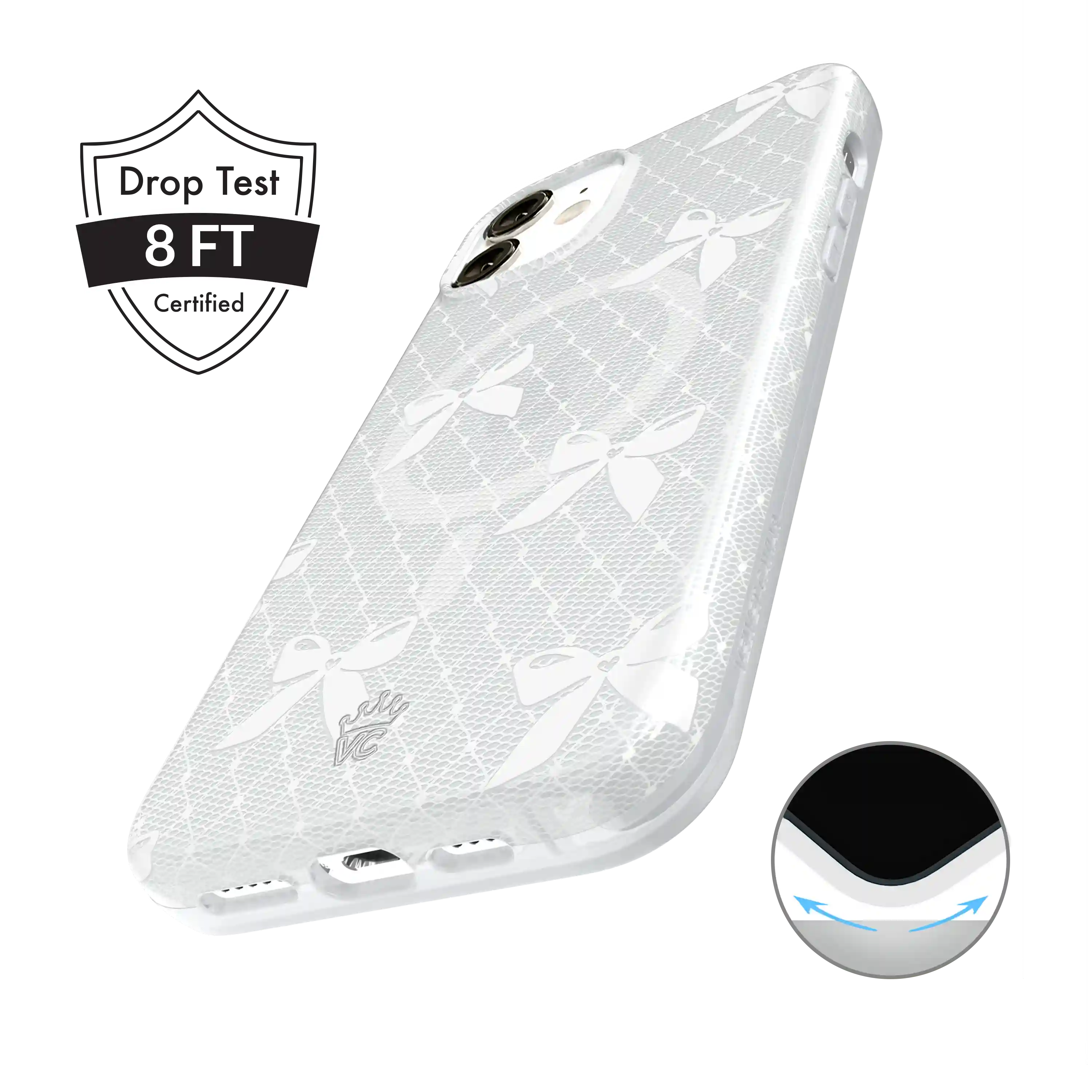 Vintage Lace Bows iPhone Case