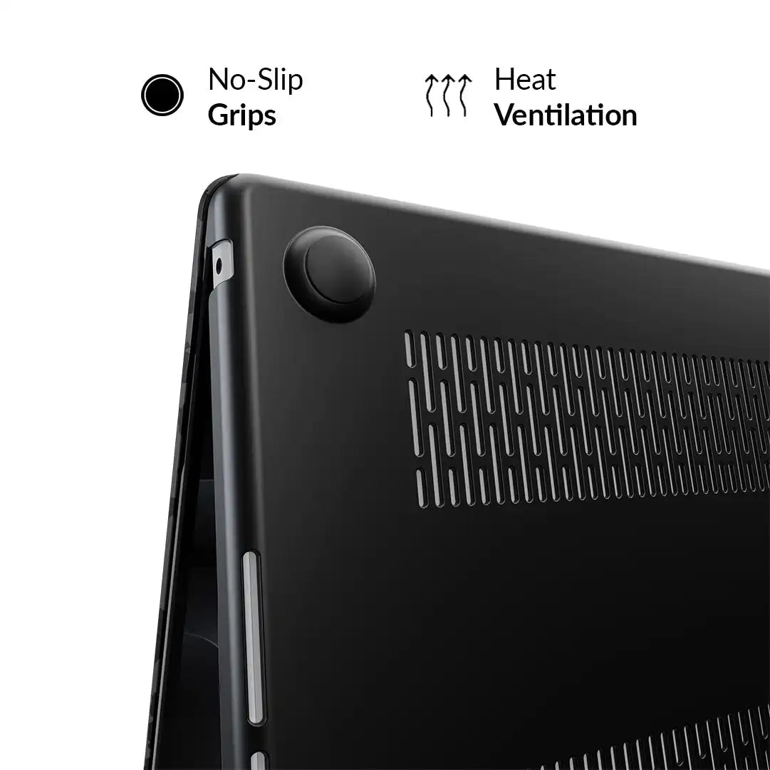 Black Leopard MacBook Case
