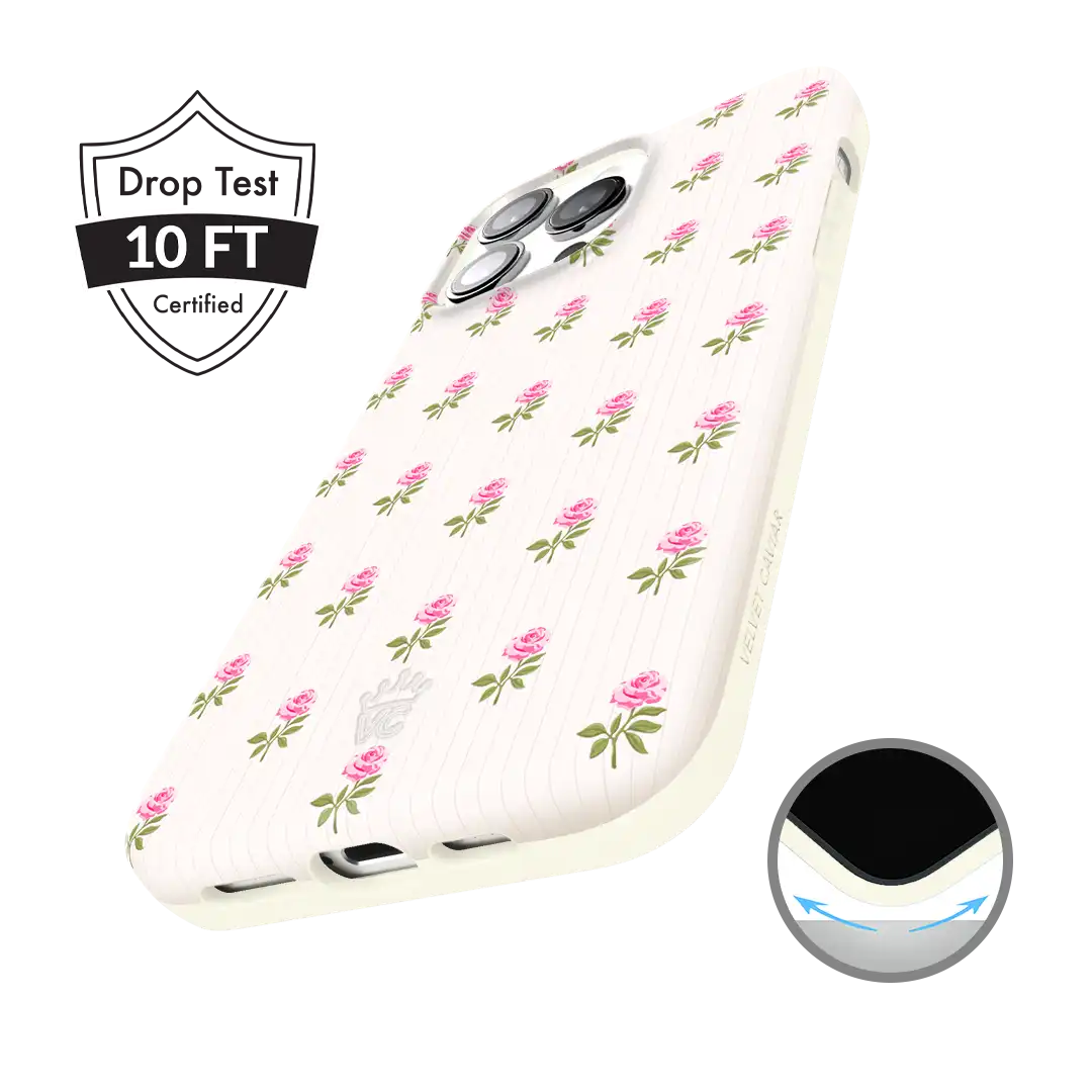 Pink Peony Floral iPhone Case