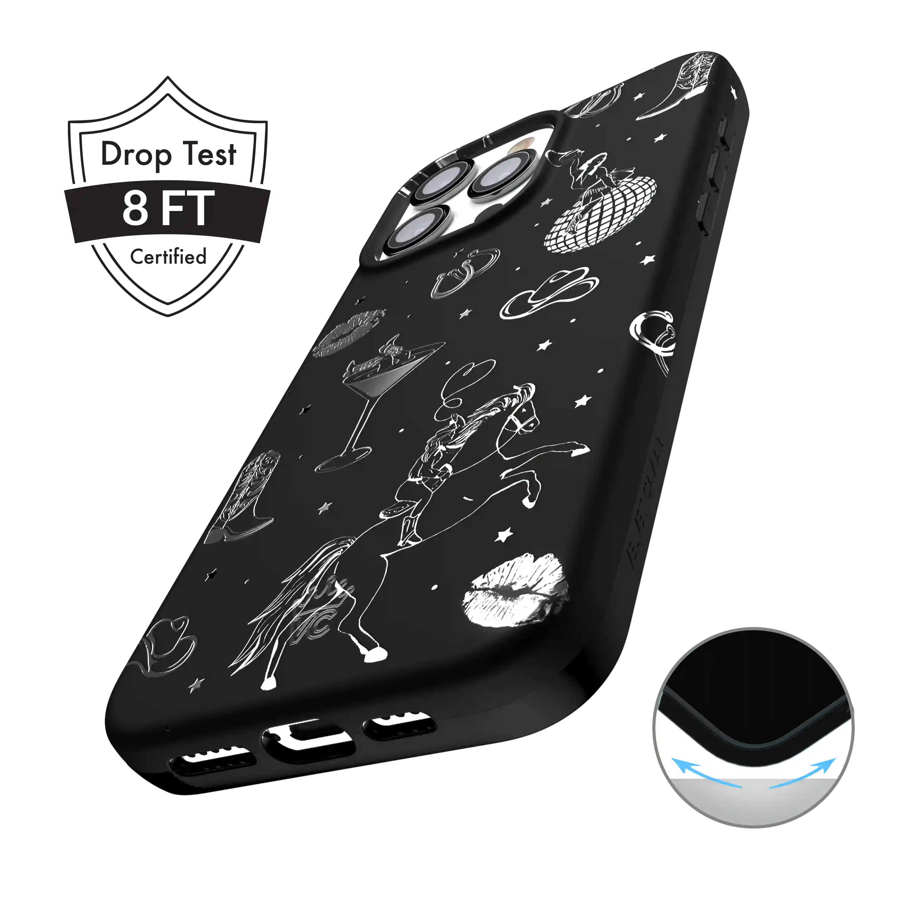 Disco Cowgirl iPhone Case