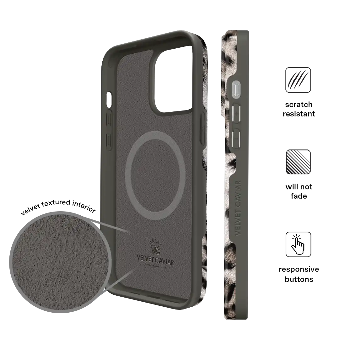 Arctic Leopard iPhone Case