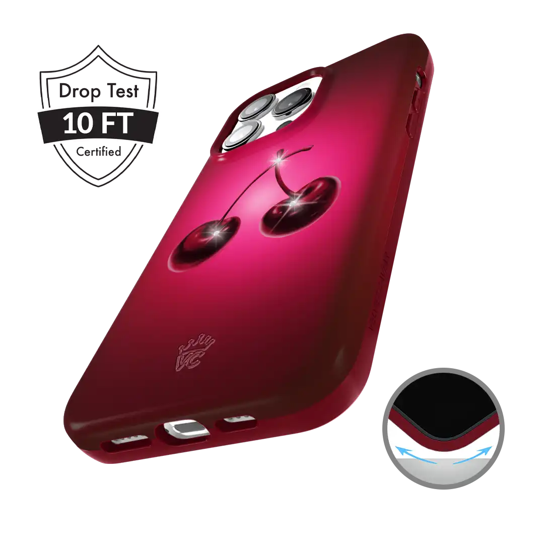 Black Cherry Crystal iPhone Case