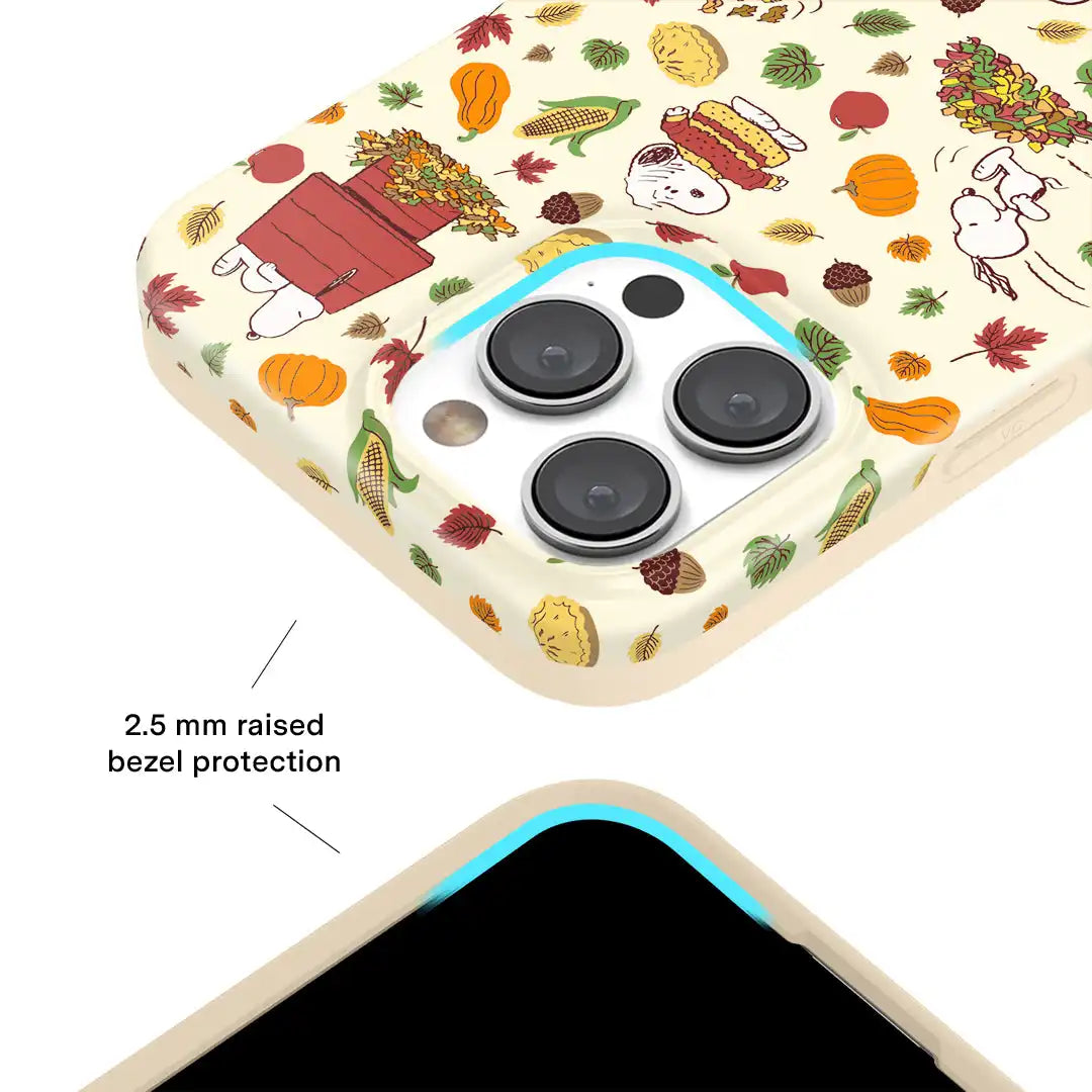 Snoopy Autumn Leaves iPhone Case