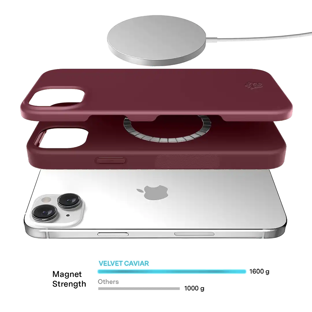 Burgundy 1990 iPhone Case