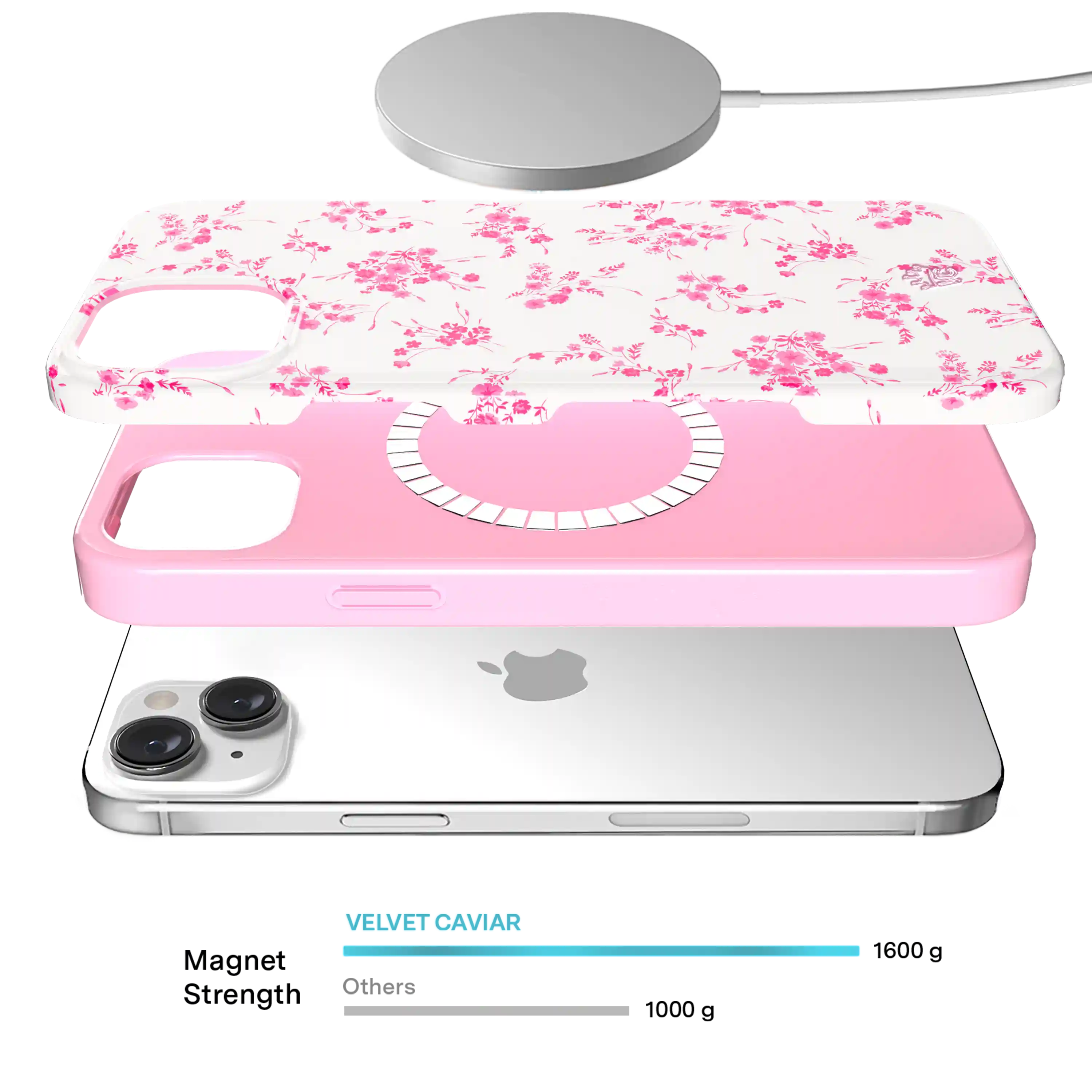 French Rose Floral iPhone Case