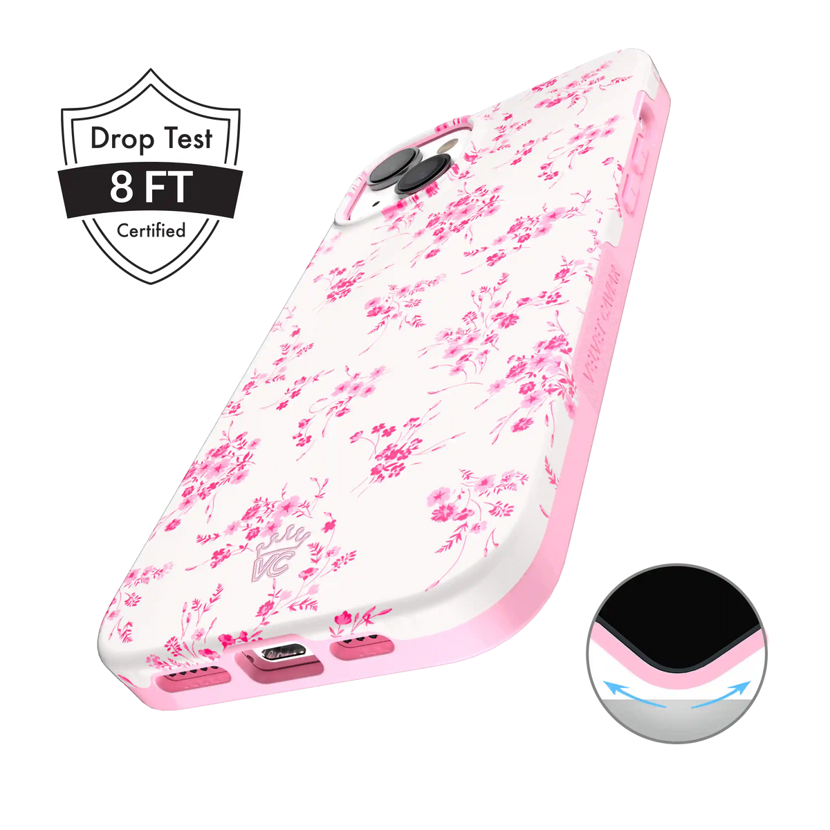 French Rose Floral iPhone Case