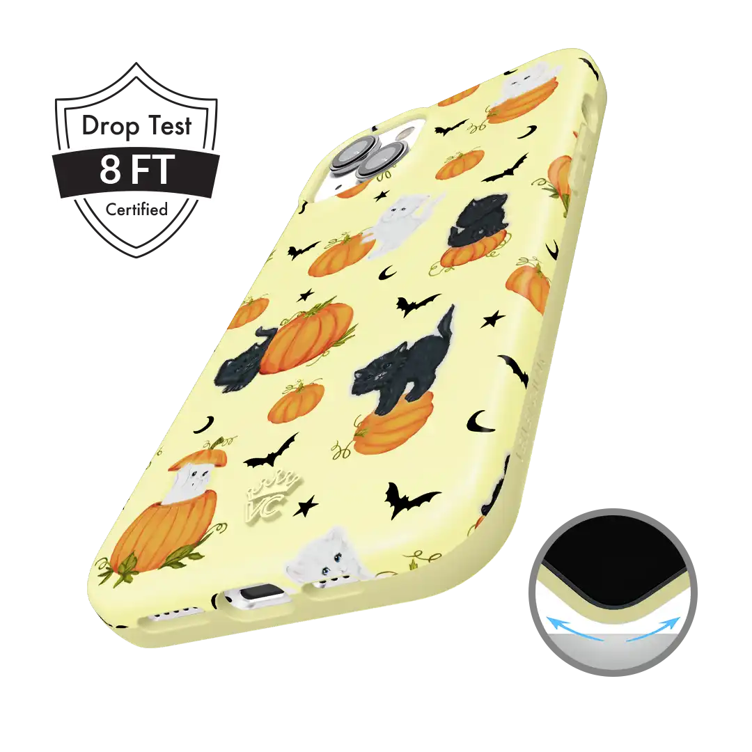 Purrfect Pumpkins iPhone Case