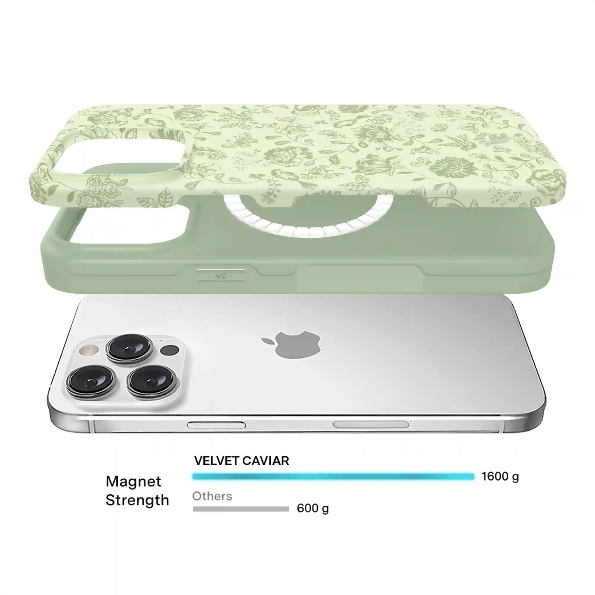 Storybook Sage Floral iPhone Case