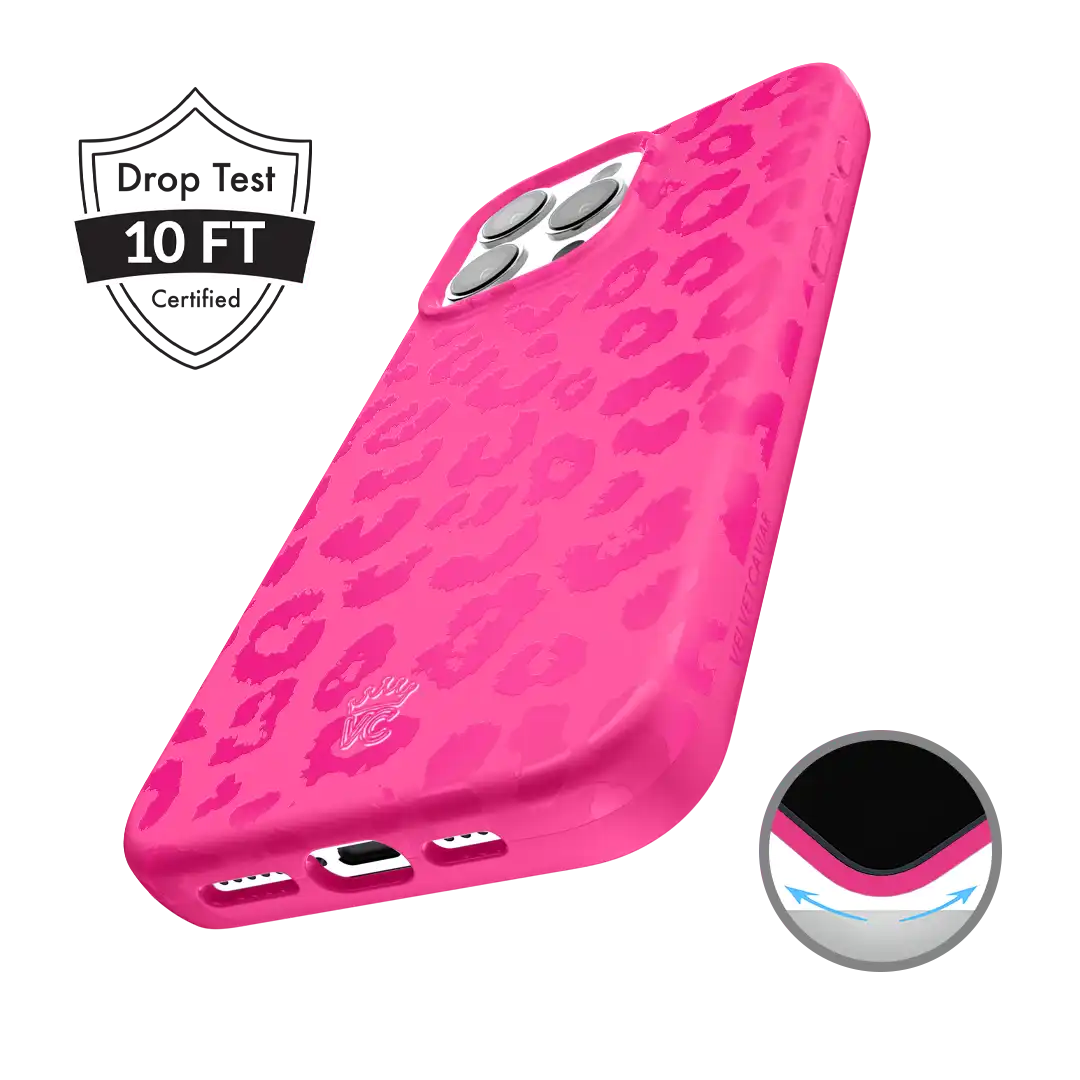 Even Hotter Pink Leopard iPhone Case