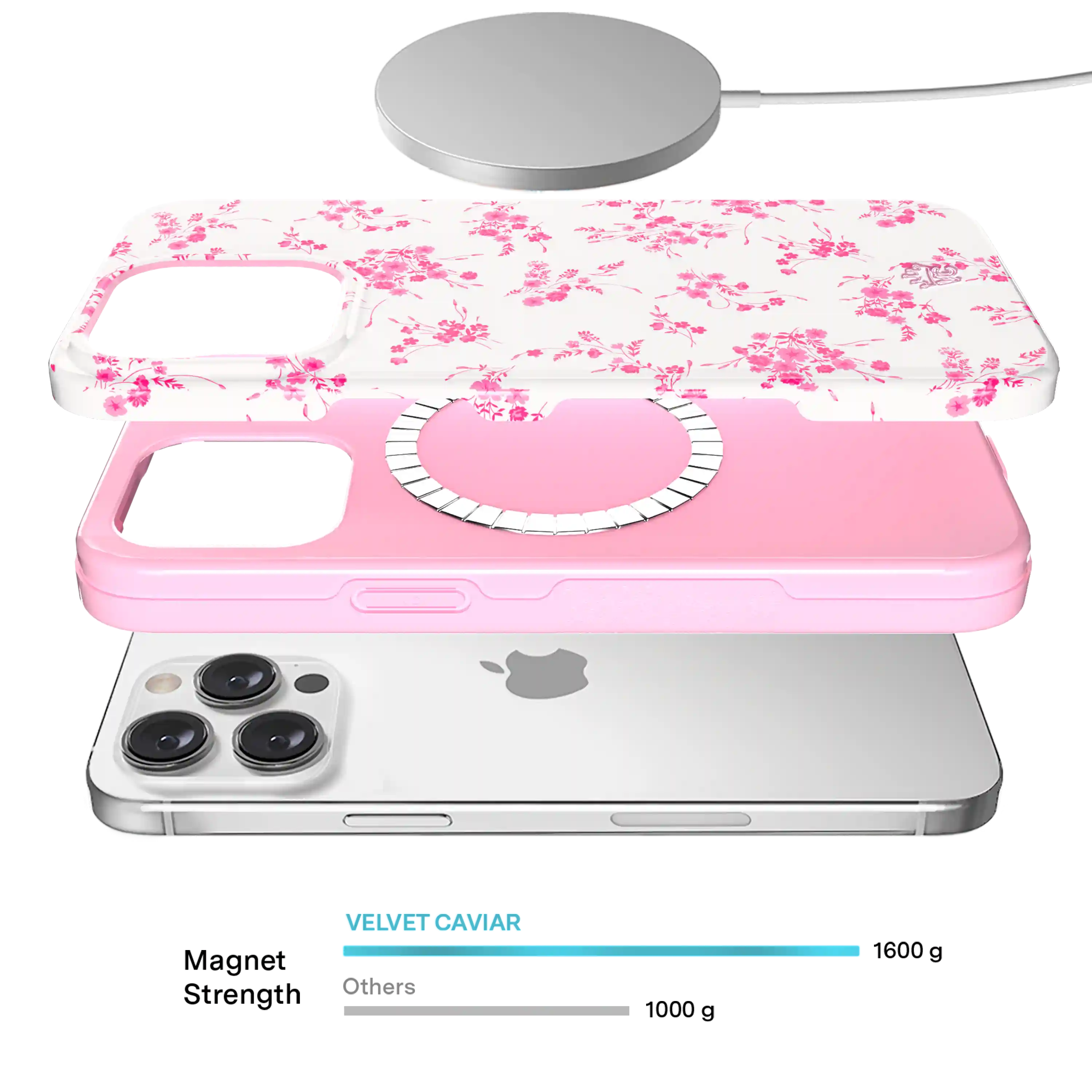 French Rose Floral iPhone Case