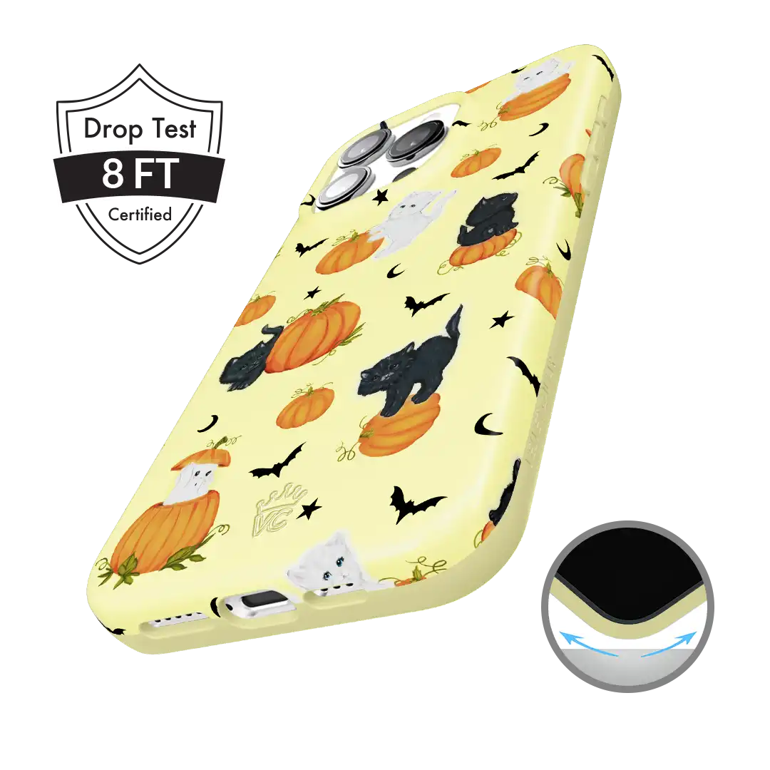 Purrfect Pumpkins iPhone Case