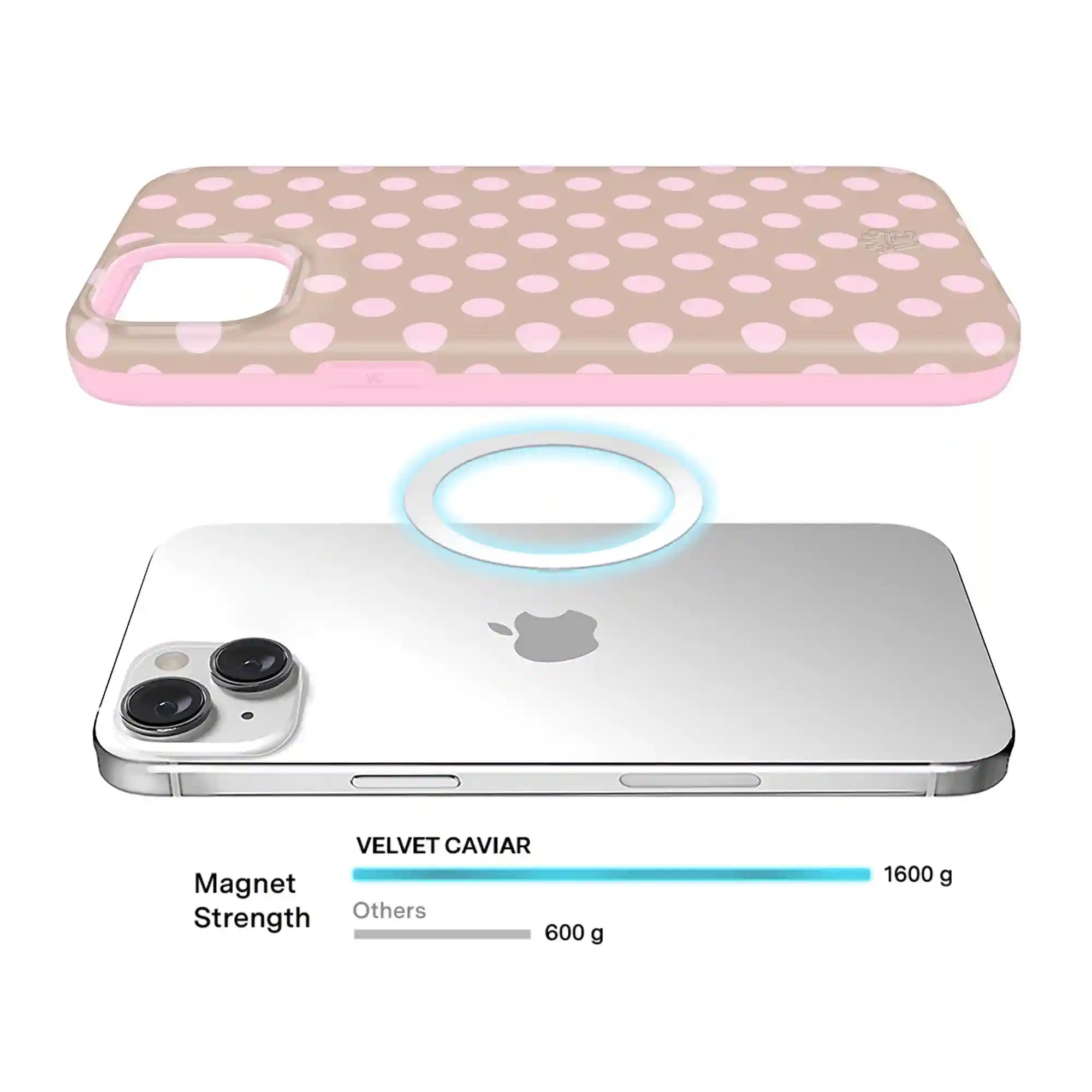 Brown Sugar Polka Dot iPhone Case