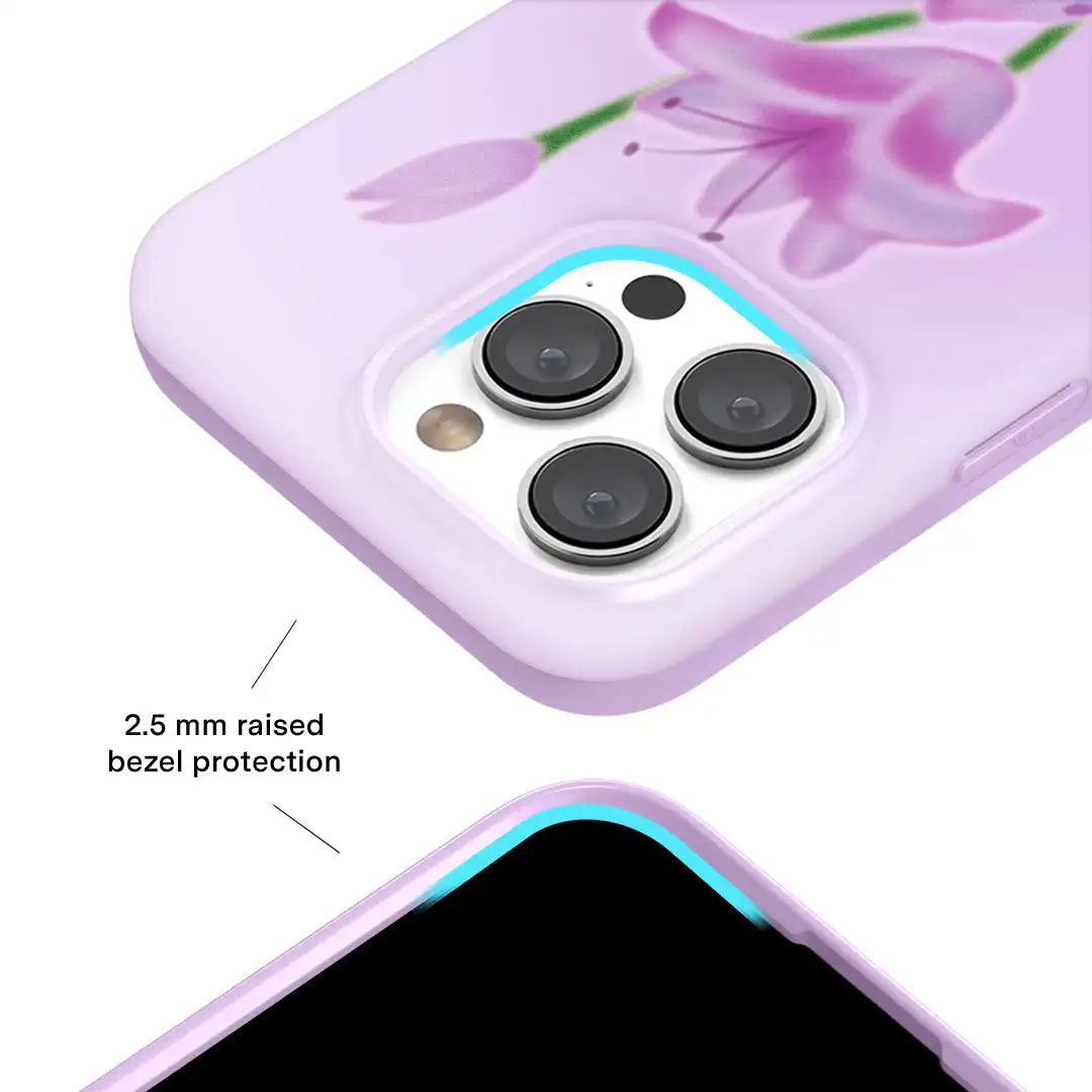 Love Spell Lily Floral iPhone Case