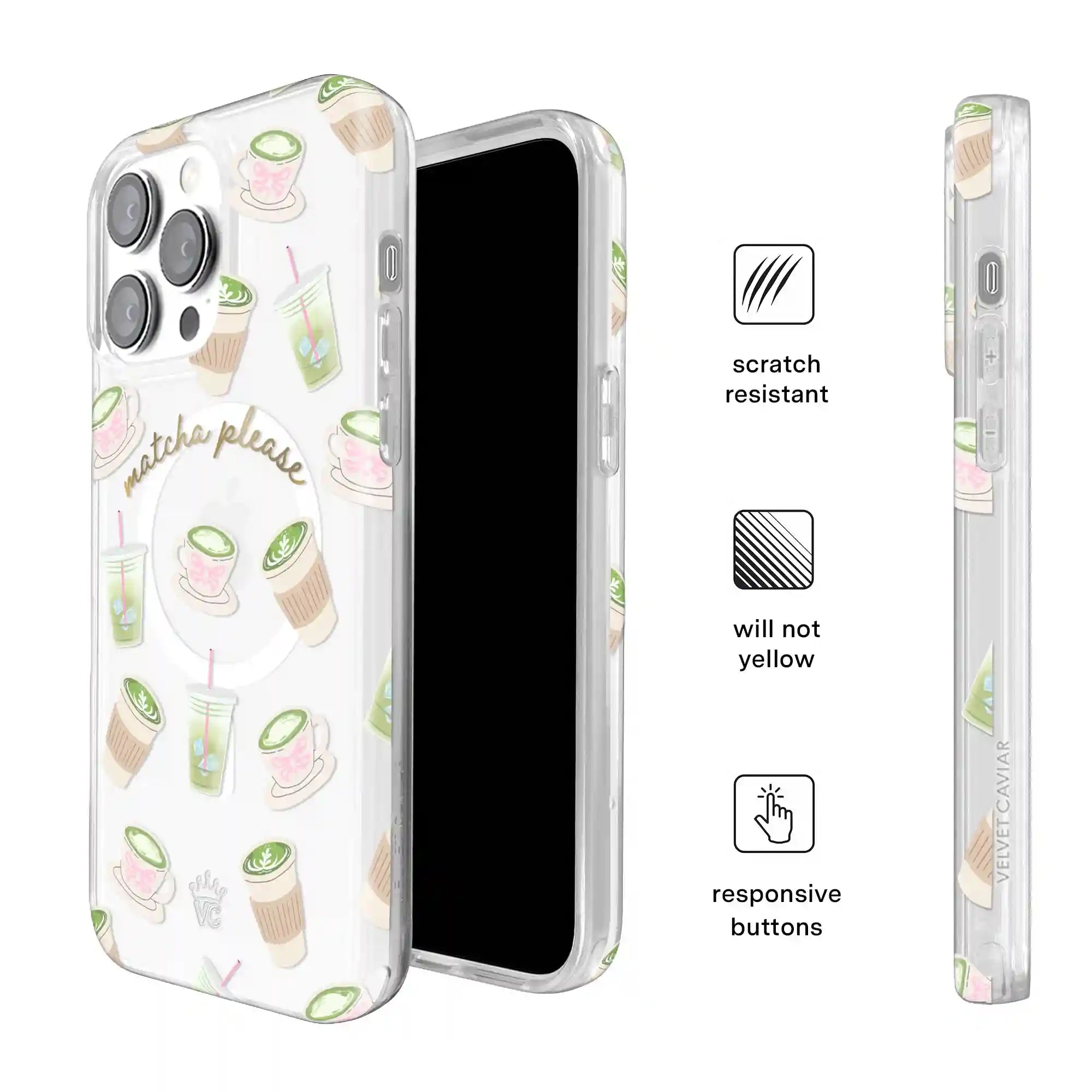 Matcha Please iPhone Case