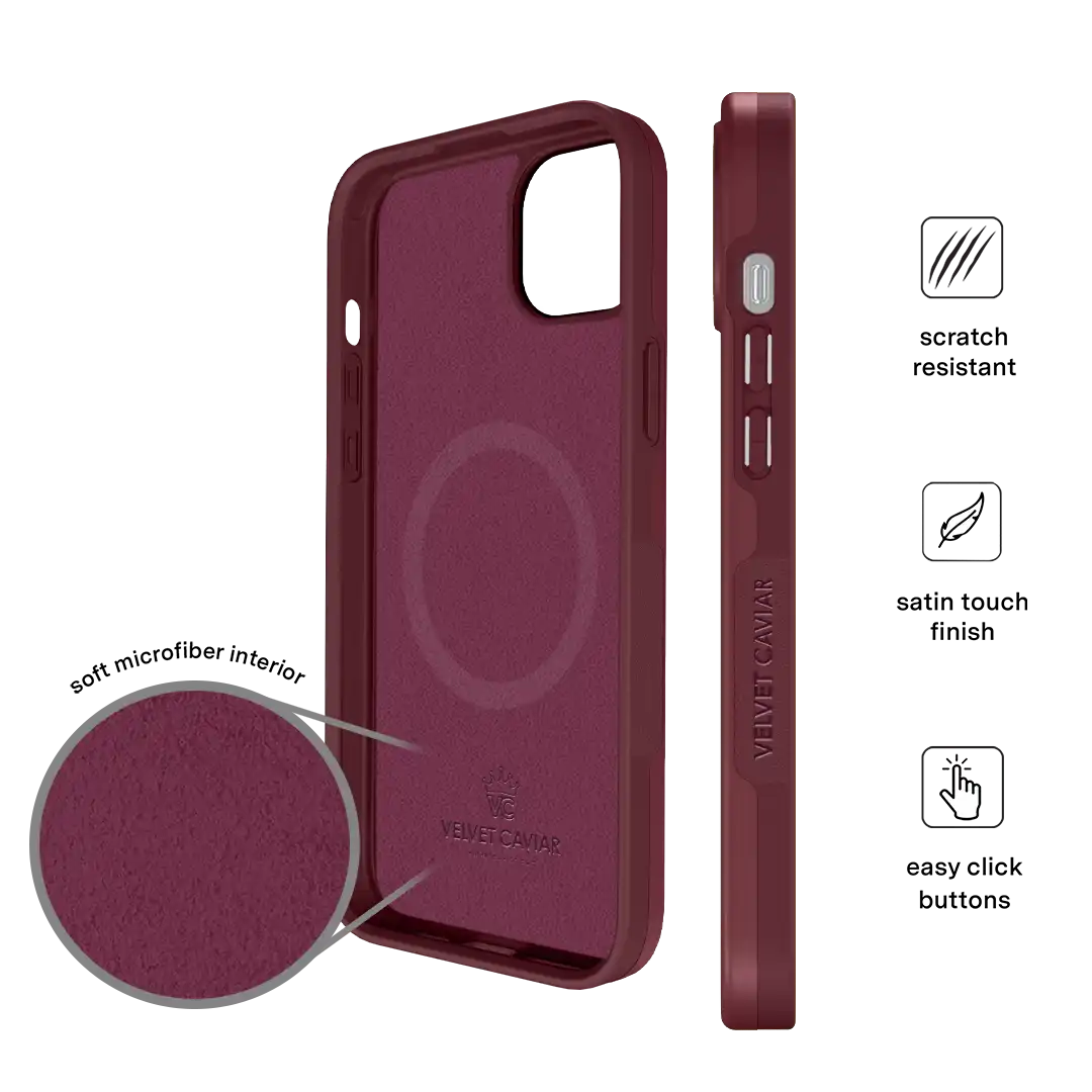 Burgundy 1990 iPhone Case