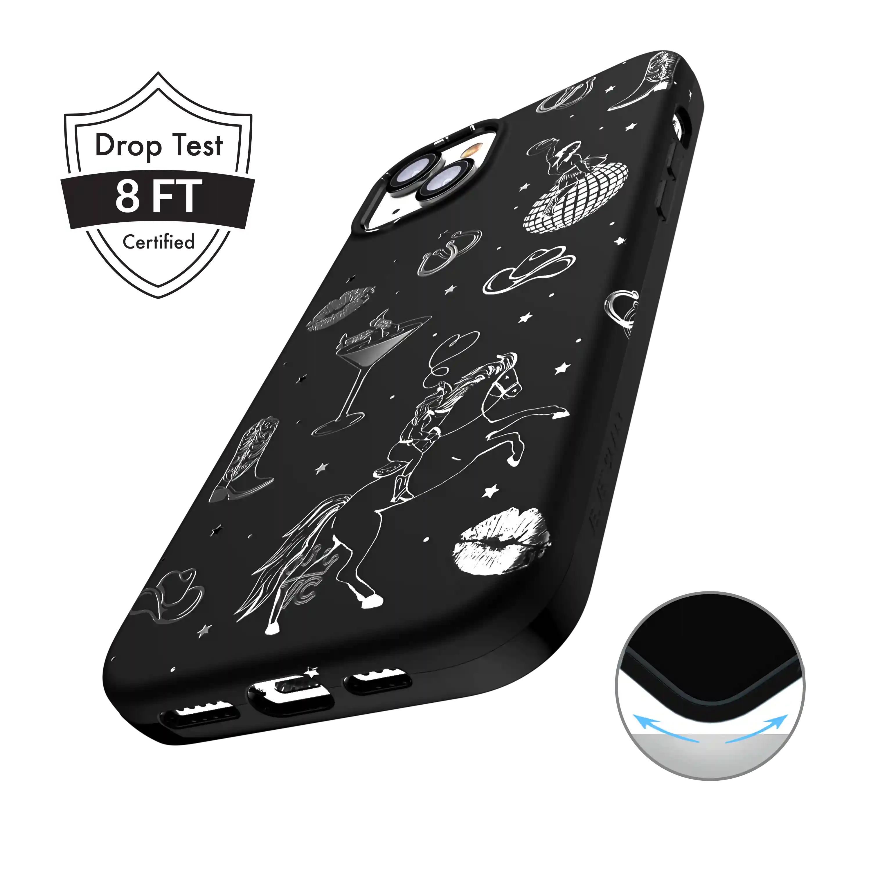 Disco Cowgirl iPhone Case
