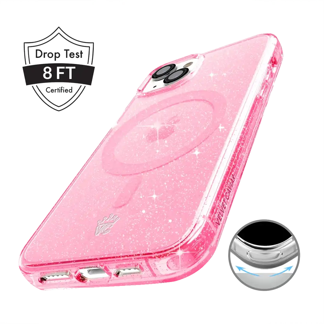 Pink Stardust Glitter iPhone Case