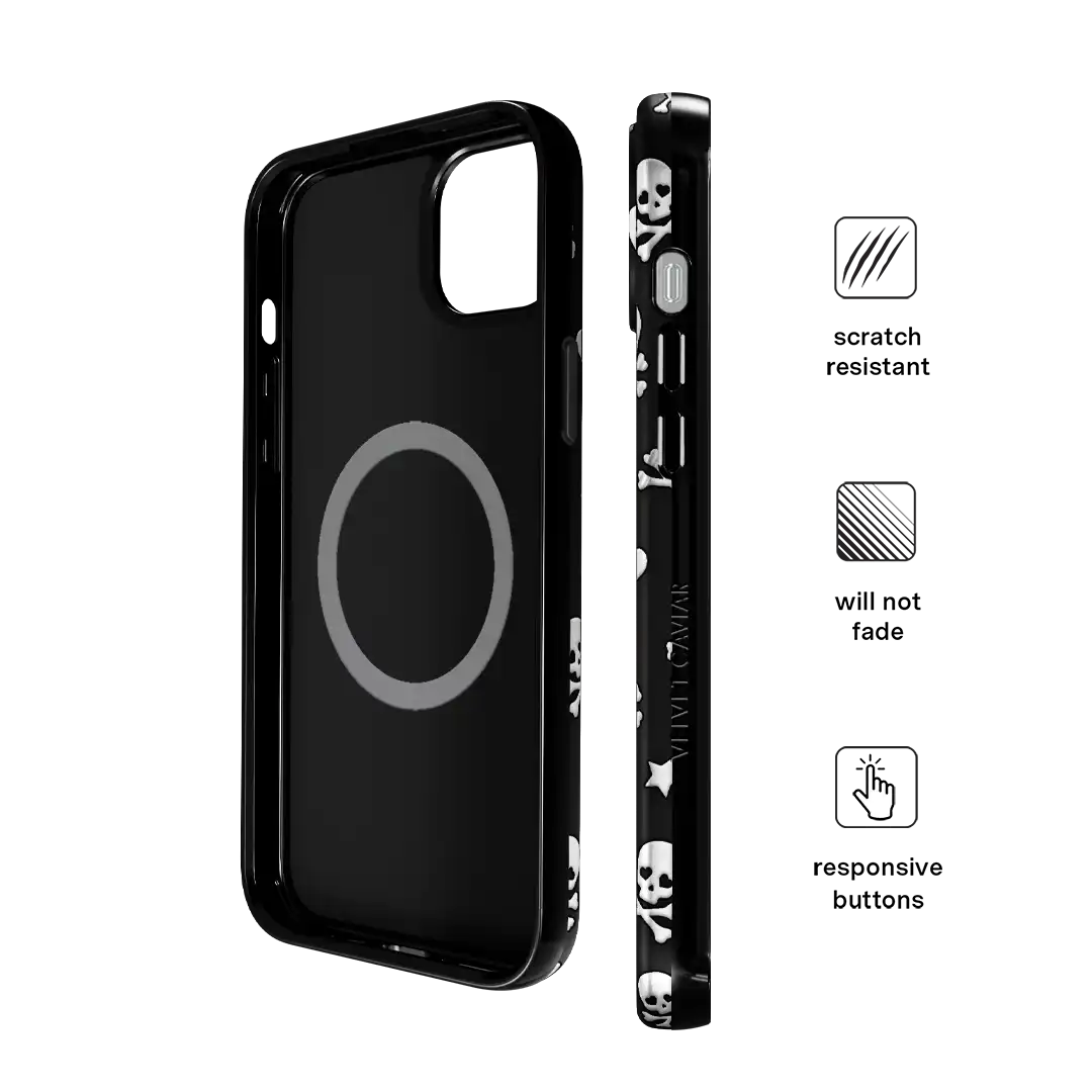 Chrome Skulls iPhone Case
