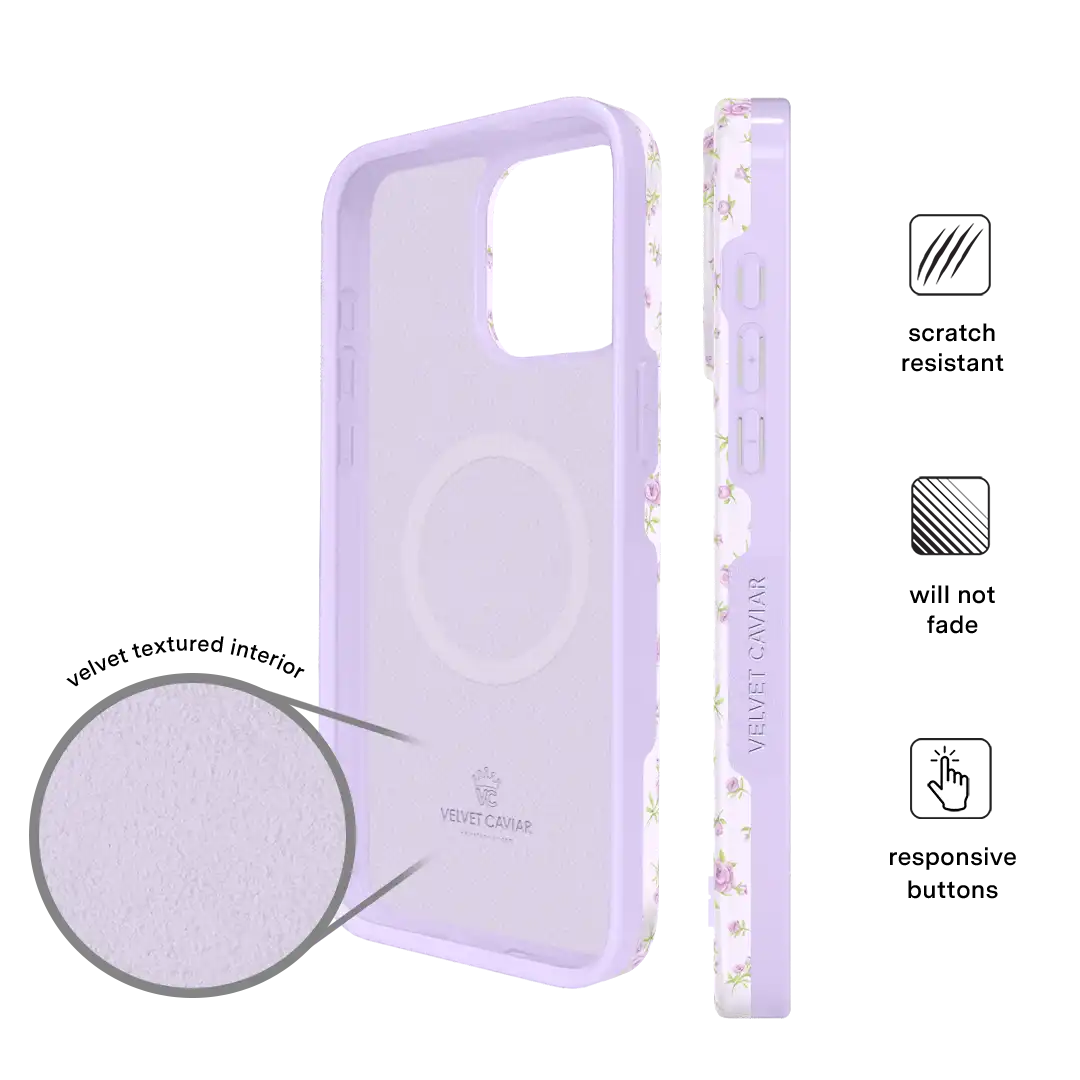 Dainty Lilac Floral iPhone Case