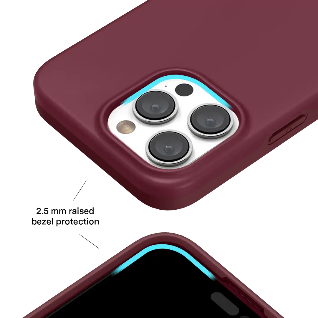 Burgundy 1990 iPhone Case