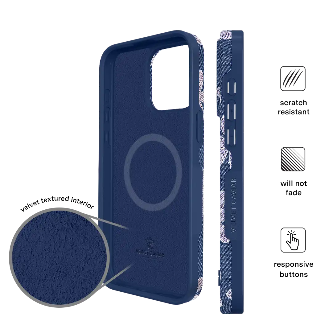 Denim Daisy iPhone Case
