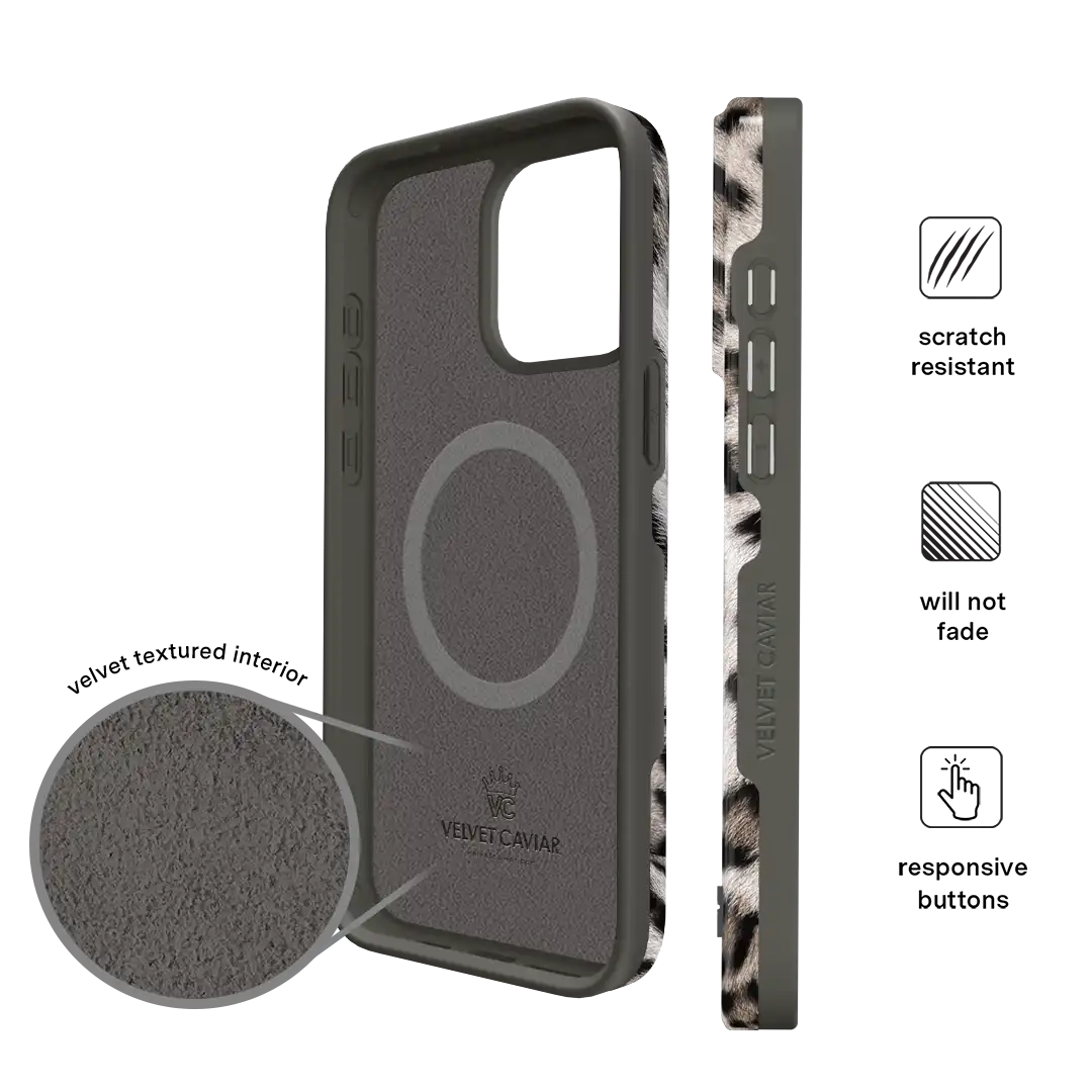 Arctic Leopard iPhone Case