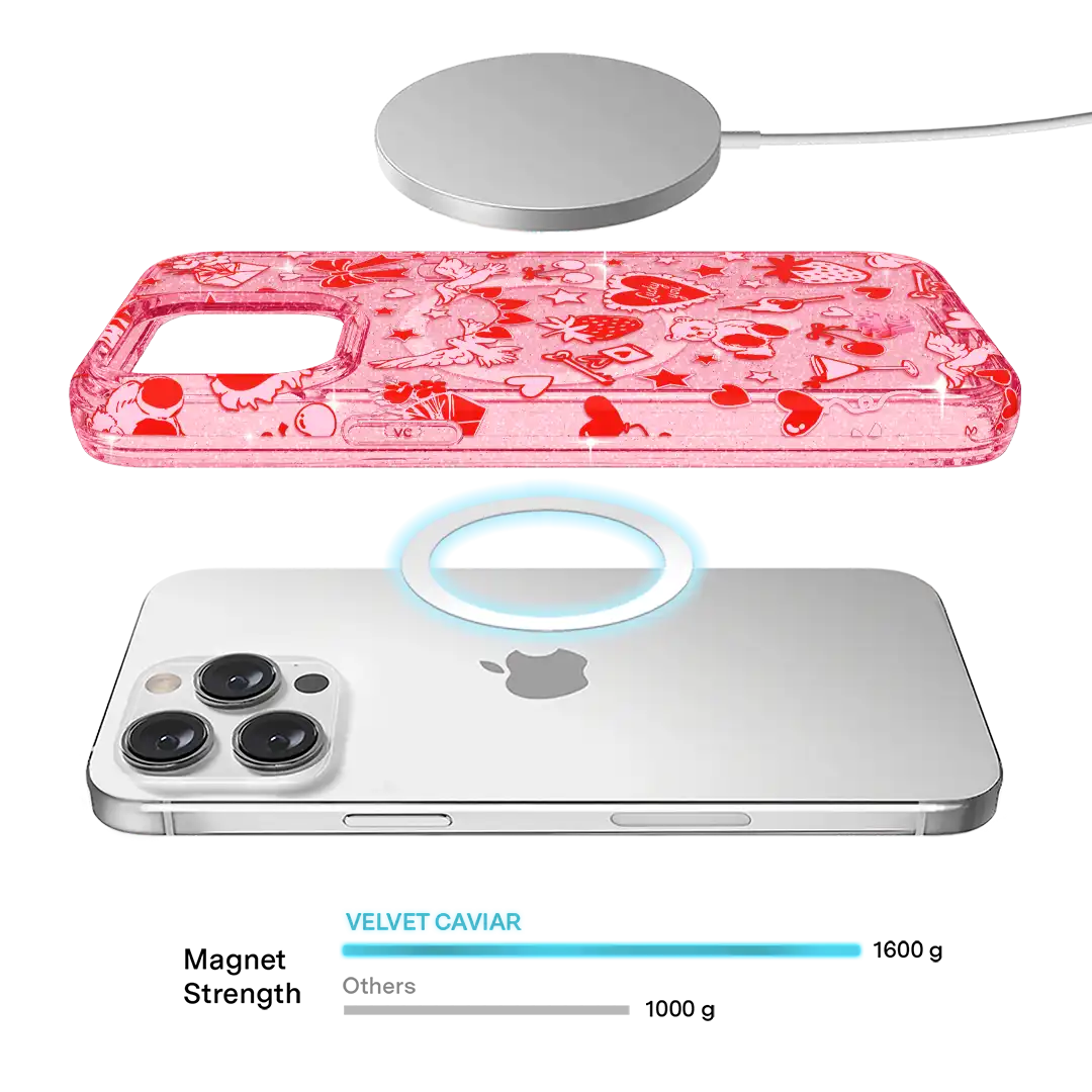 Be Mine Glitter iPhone Case