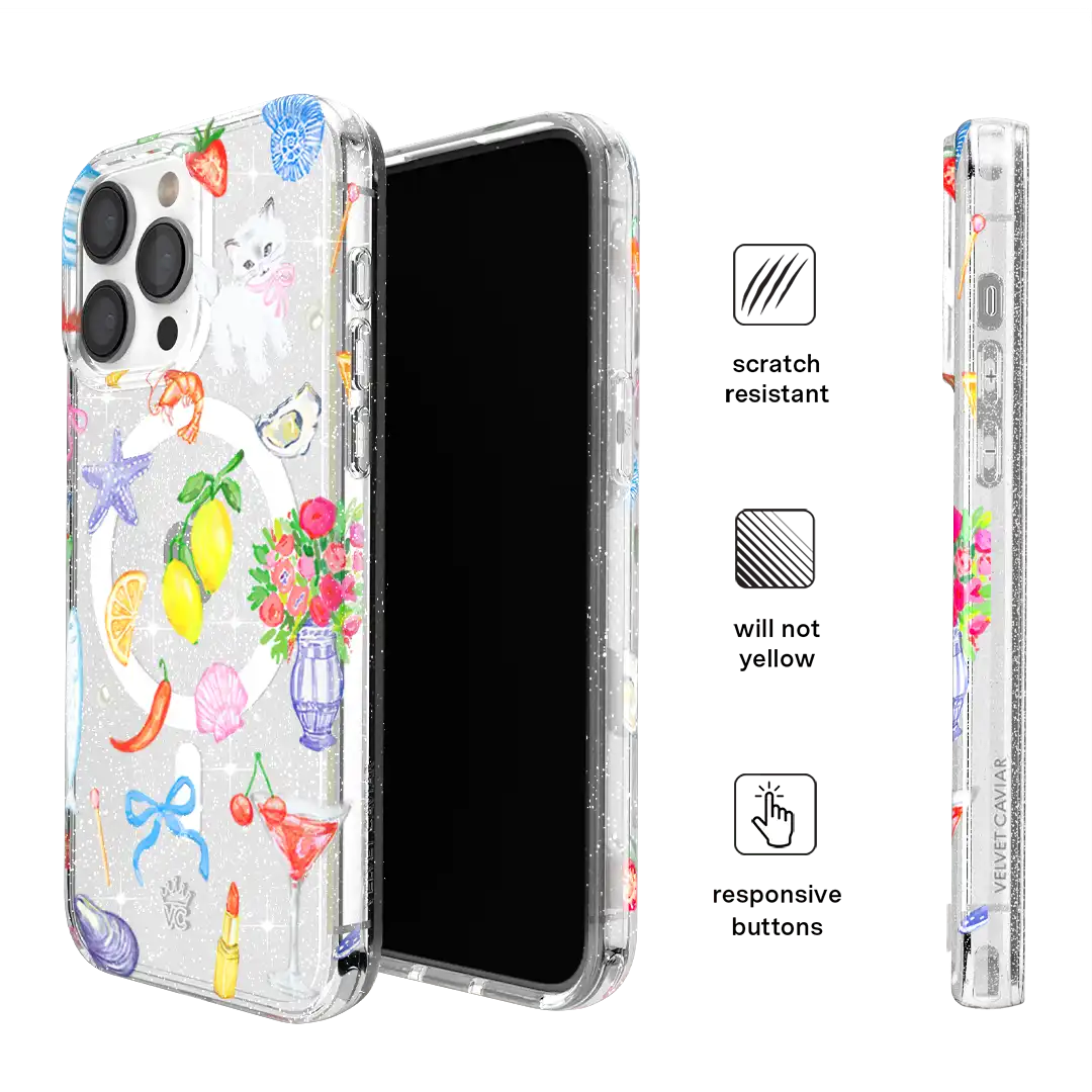 Dolce Vita Glitter iPhone Case