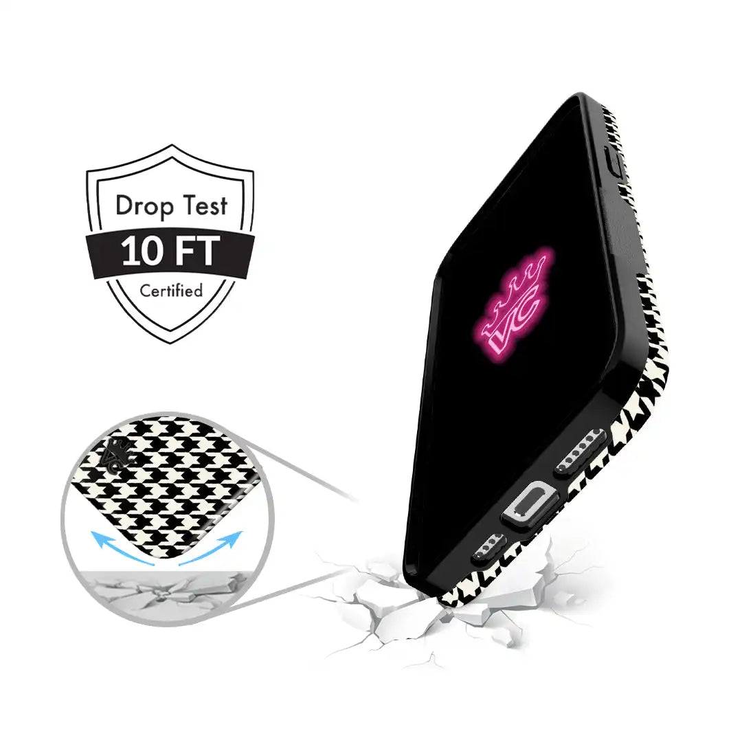 Houndstooth iPhone Case