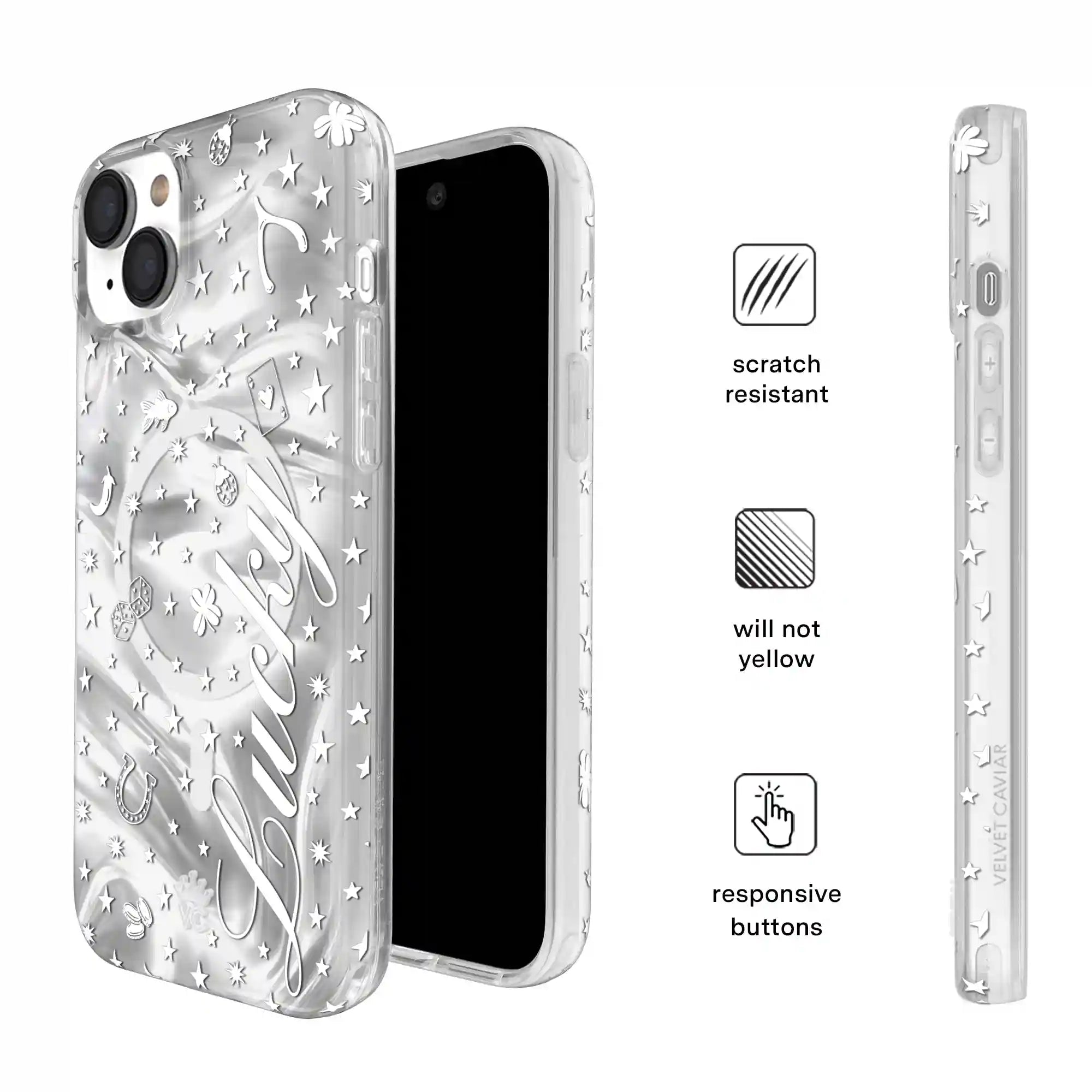 Lucky Girl Holo iPhone Case