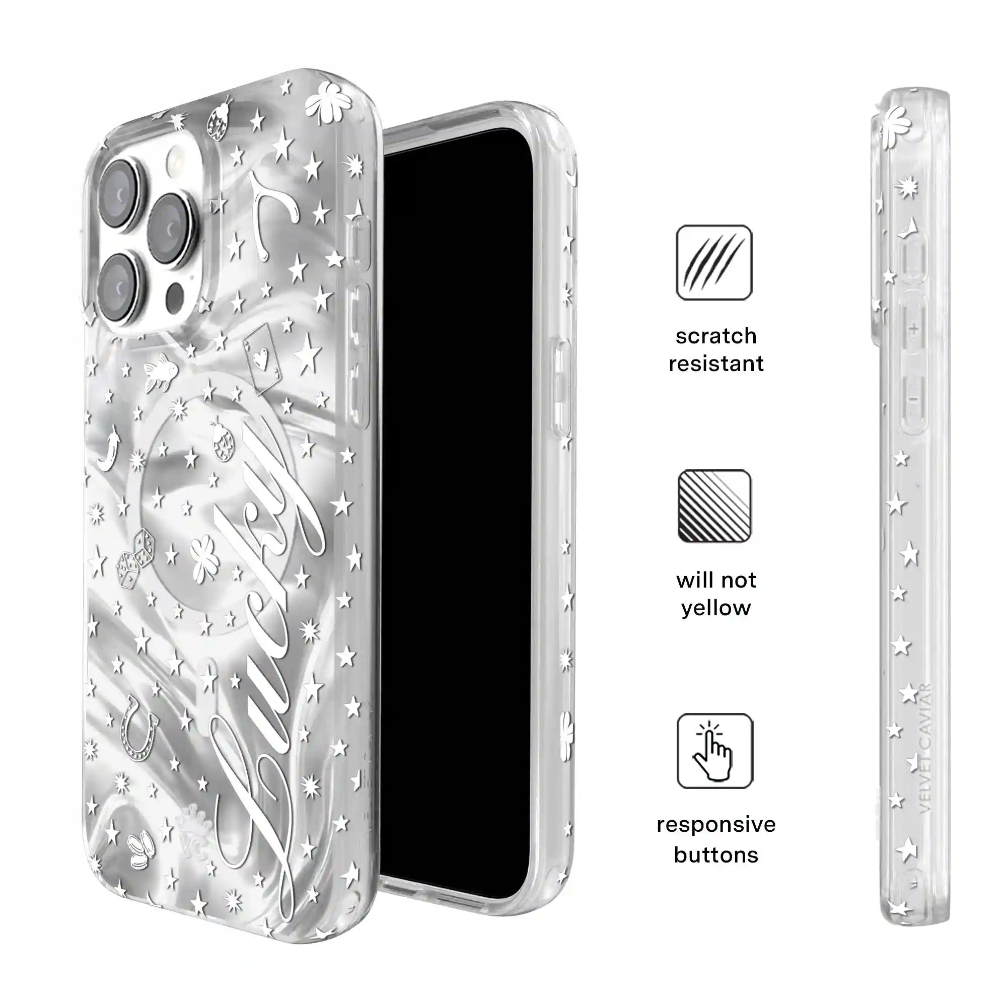 Lucky Girl Holo iPhone Case