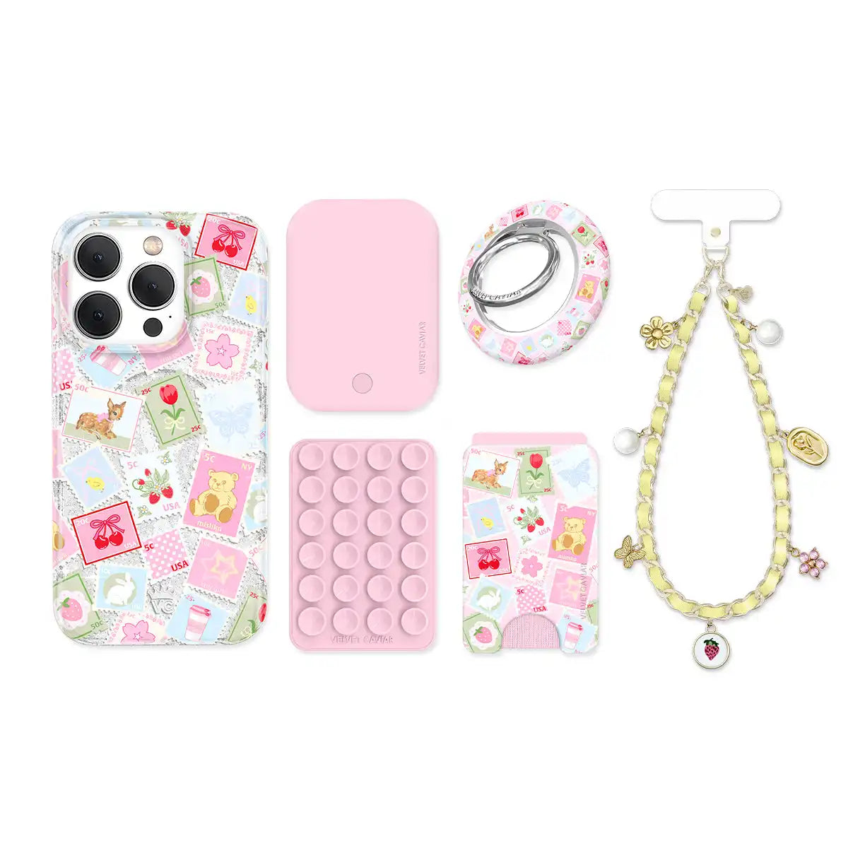 Spring Whimsy Stamps Glitter iPhone Bundle Set