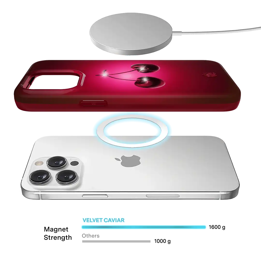 Black Cherry Crystal iPhone Case