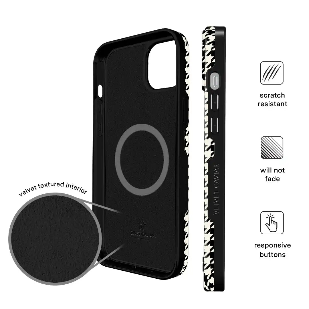 Houndstooth iPhone Case