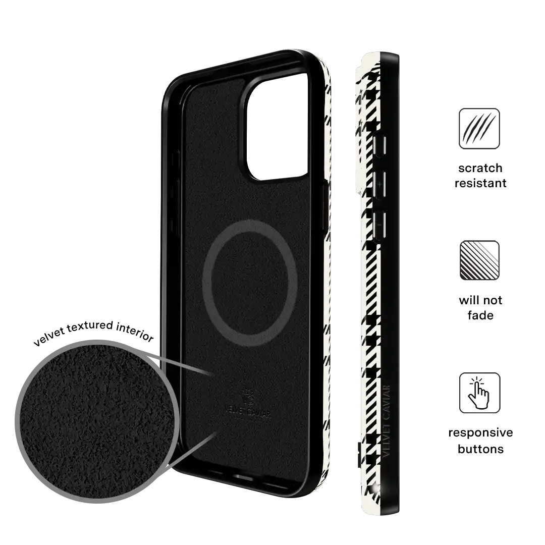 Houndstooth Sweater iPhone Case
