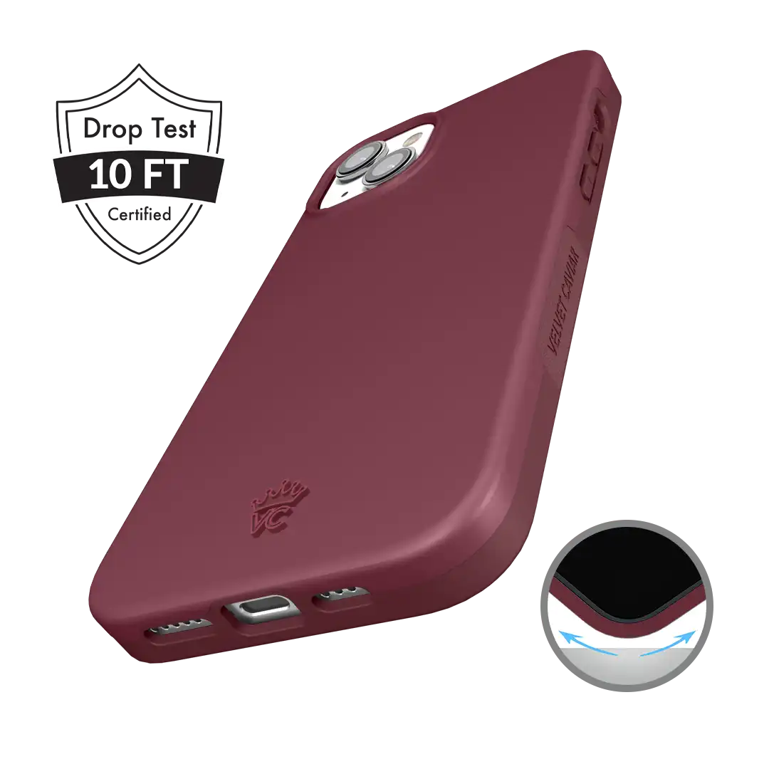 Burgundy 1990 iPhone Case