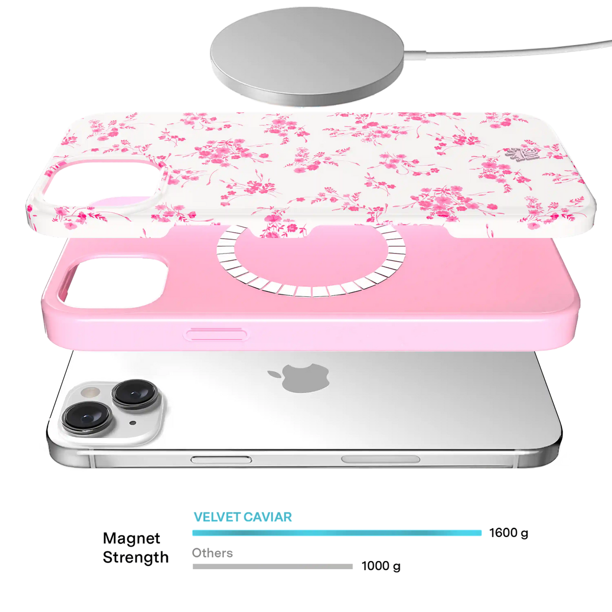 French Rose Floral iPhone Case