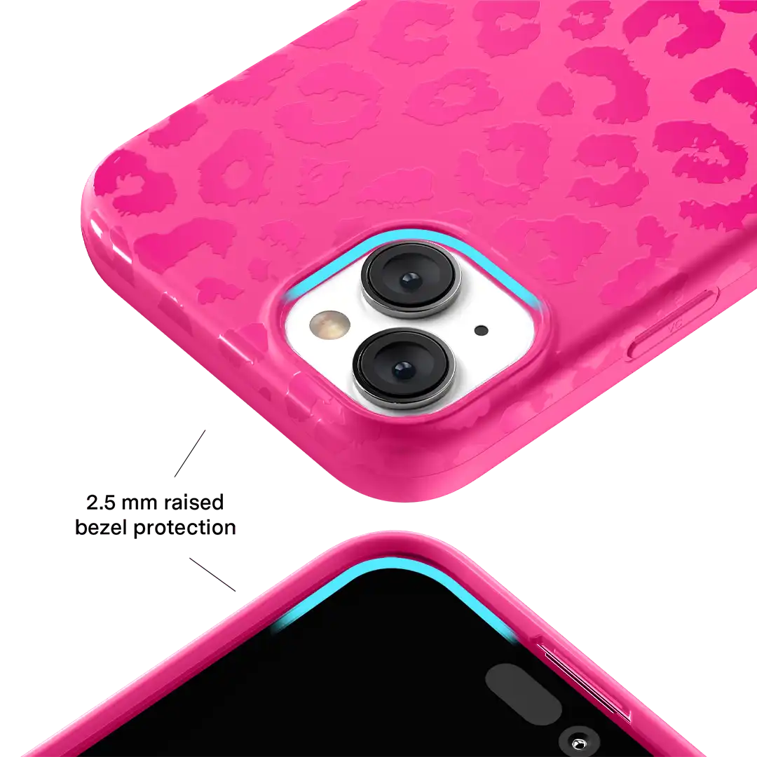 Even Hotter Pink Leopard iPhone Case