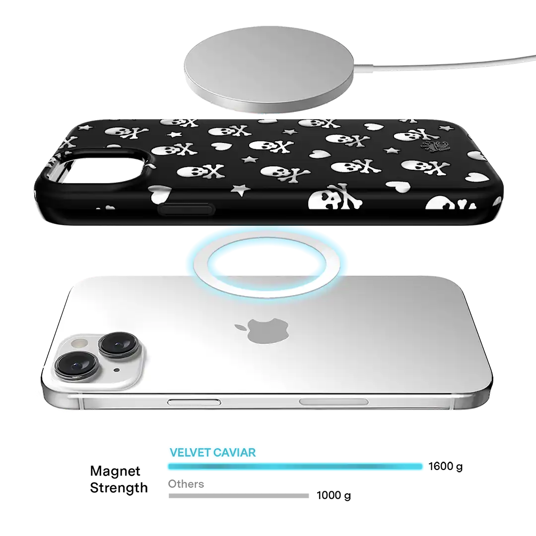 Chrome Skulls iPhone Case