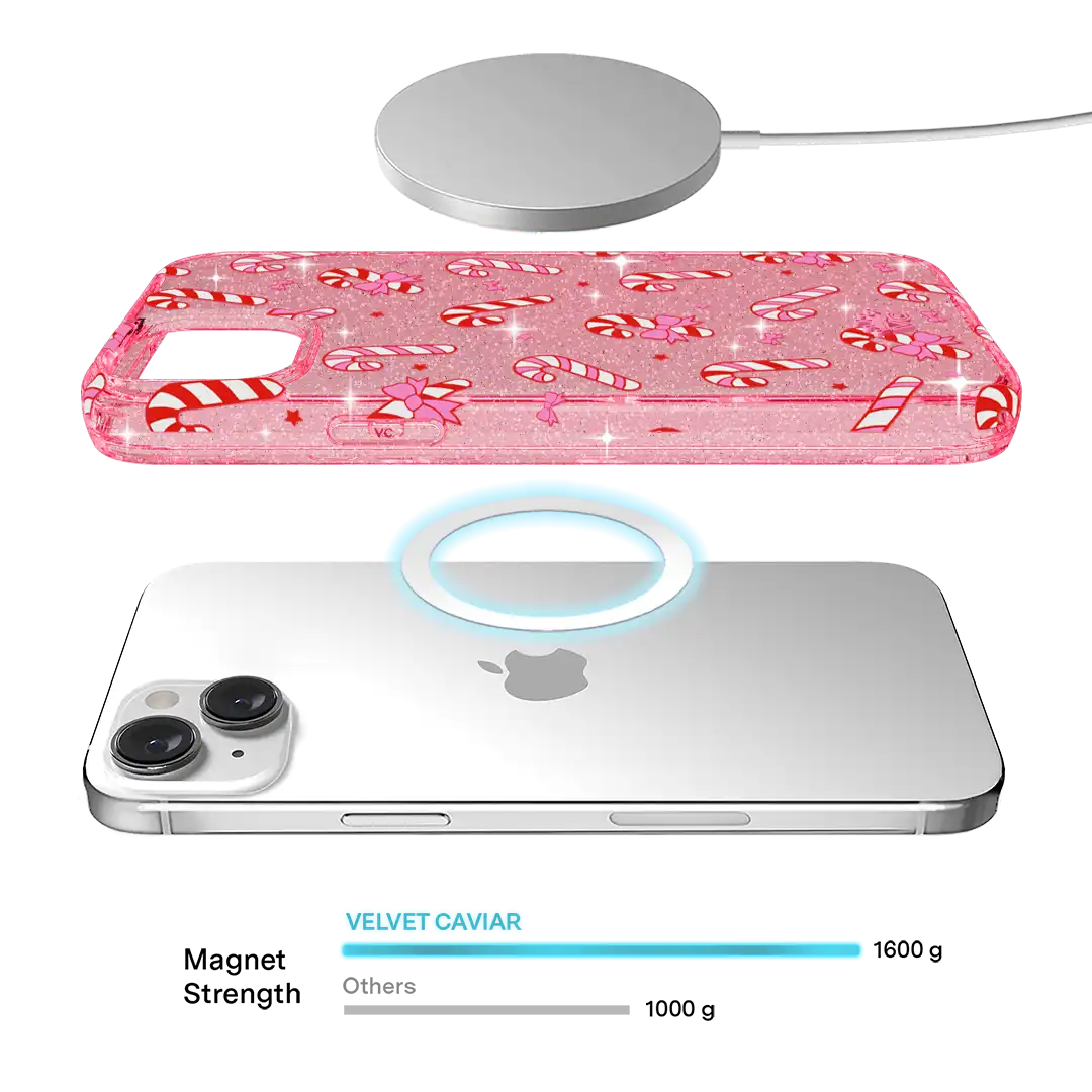 Pink Peppermint Princess iPhone Case
