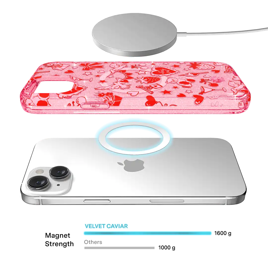 Be Mine Glitter iPhone Case
